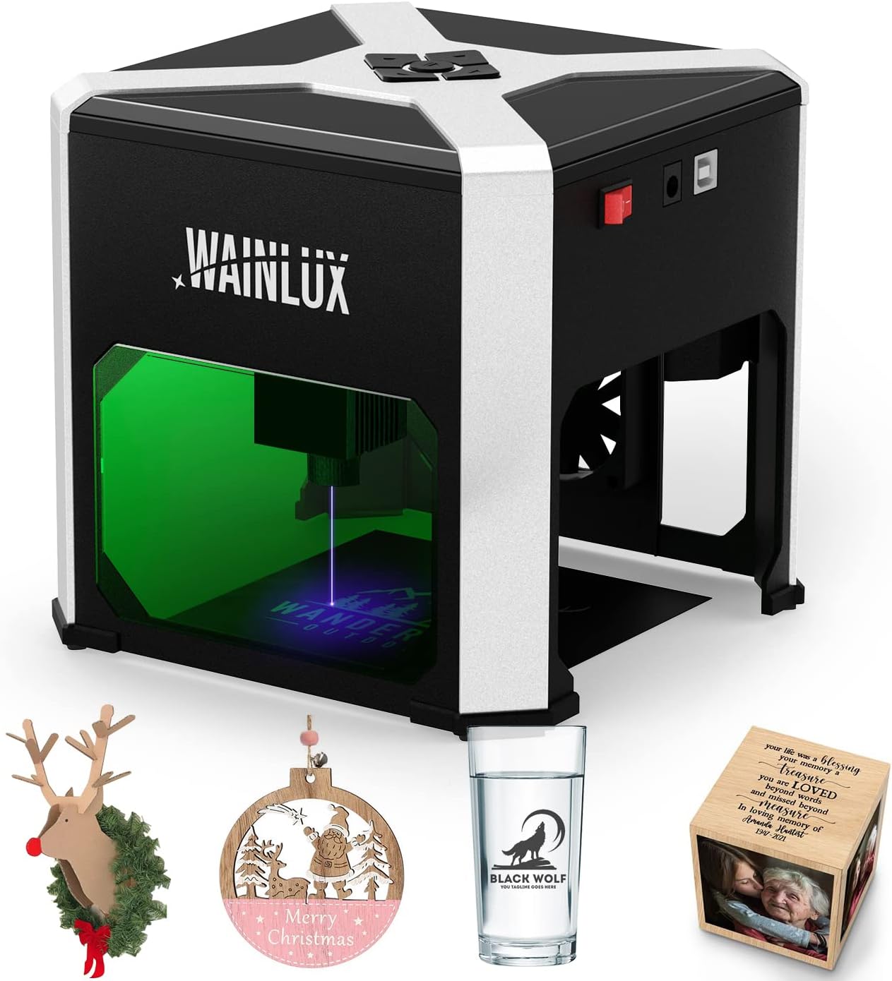 Laser Engraver WAINLUX K6 Pro, 3000mW Laser Engraving [...]