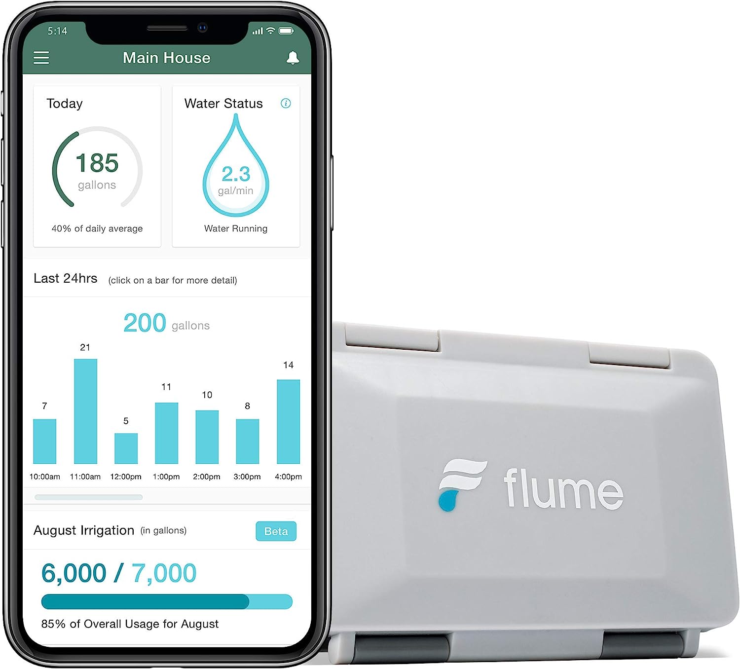 Flume 2 Smart Home Water Monitor & Water Leak [...]
