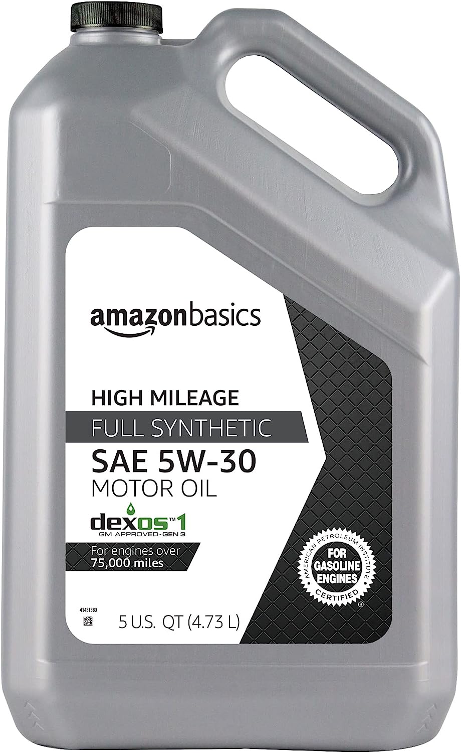 Amazon Basics High Mileage Motor Oil - Full Synthetic [...]