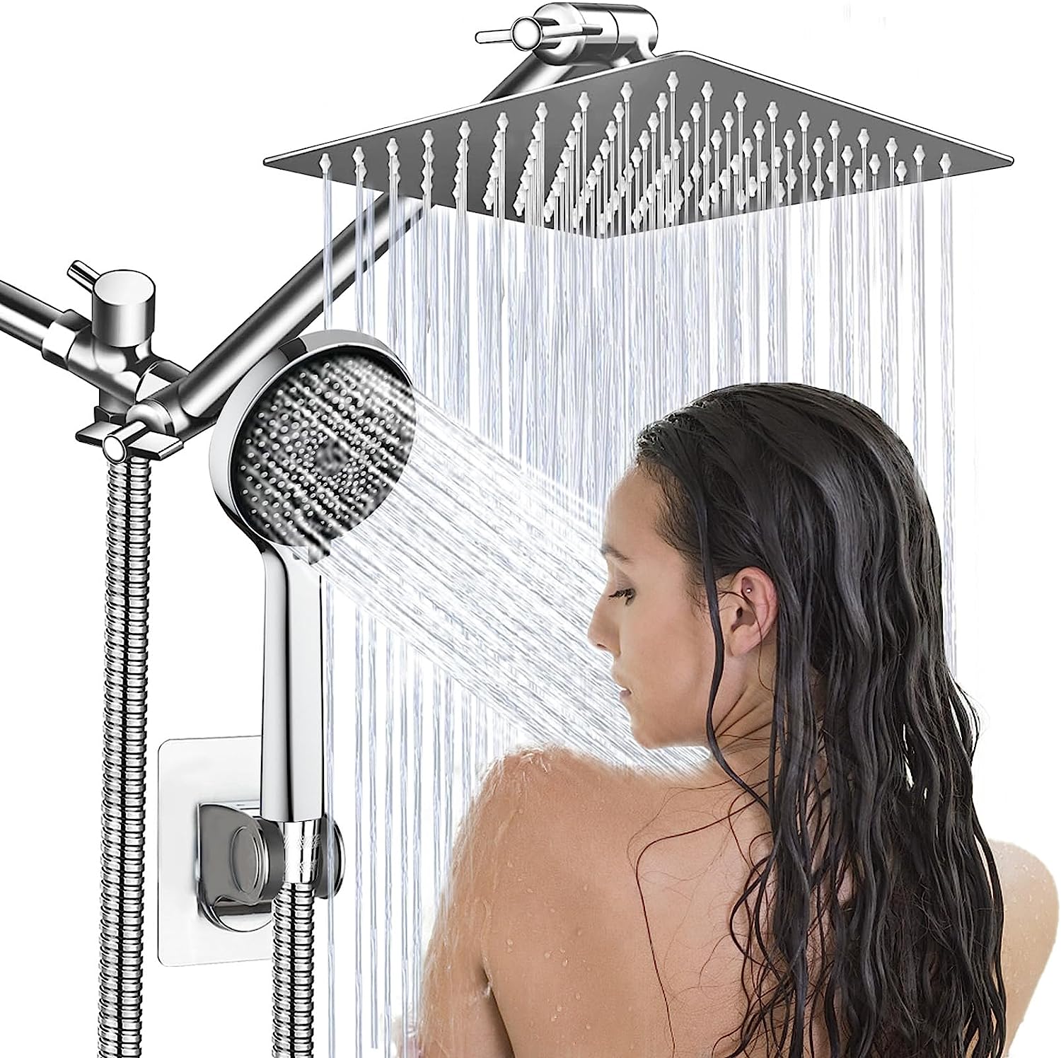 Shower Head,8”Rain Shower Head with Handheld Spray [...]