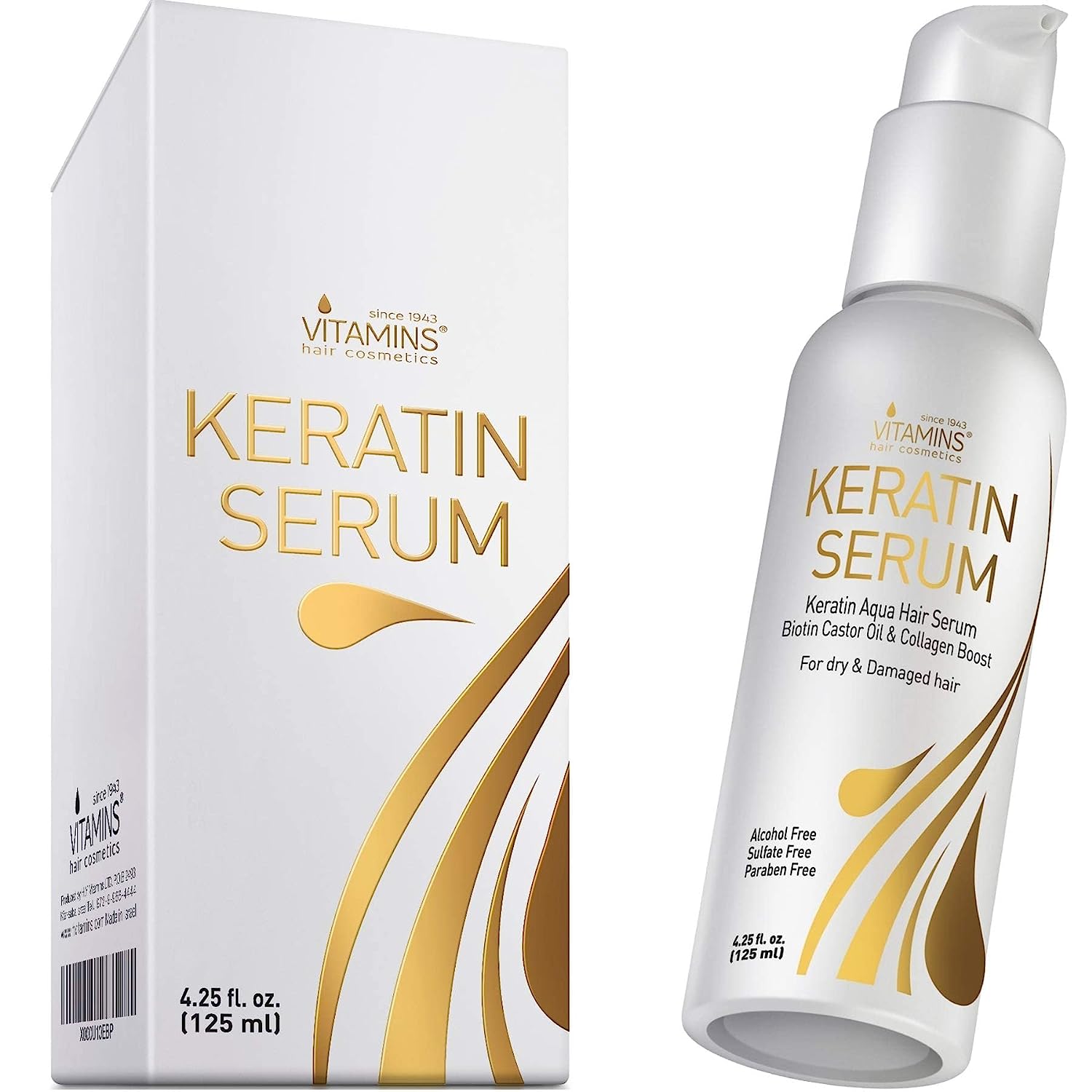 Vitamins Keratin Protein Hair Serum - Biotin Anti [...]
