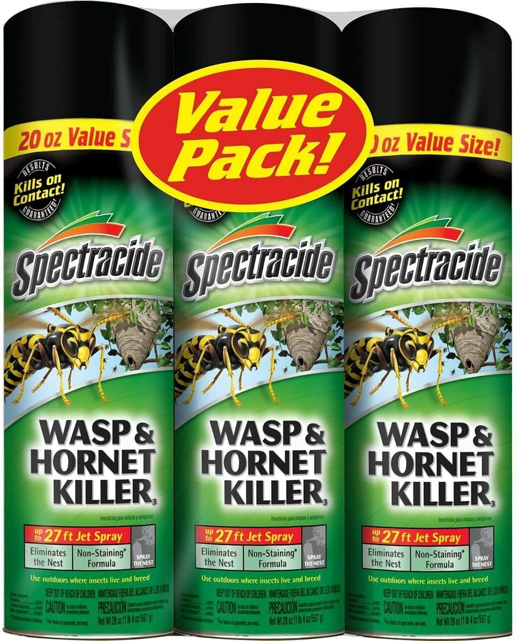 Spectracide Wasp and Hornet Killer, 20 oz Aerosol, up [...]