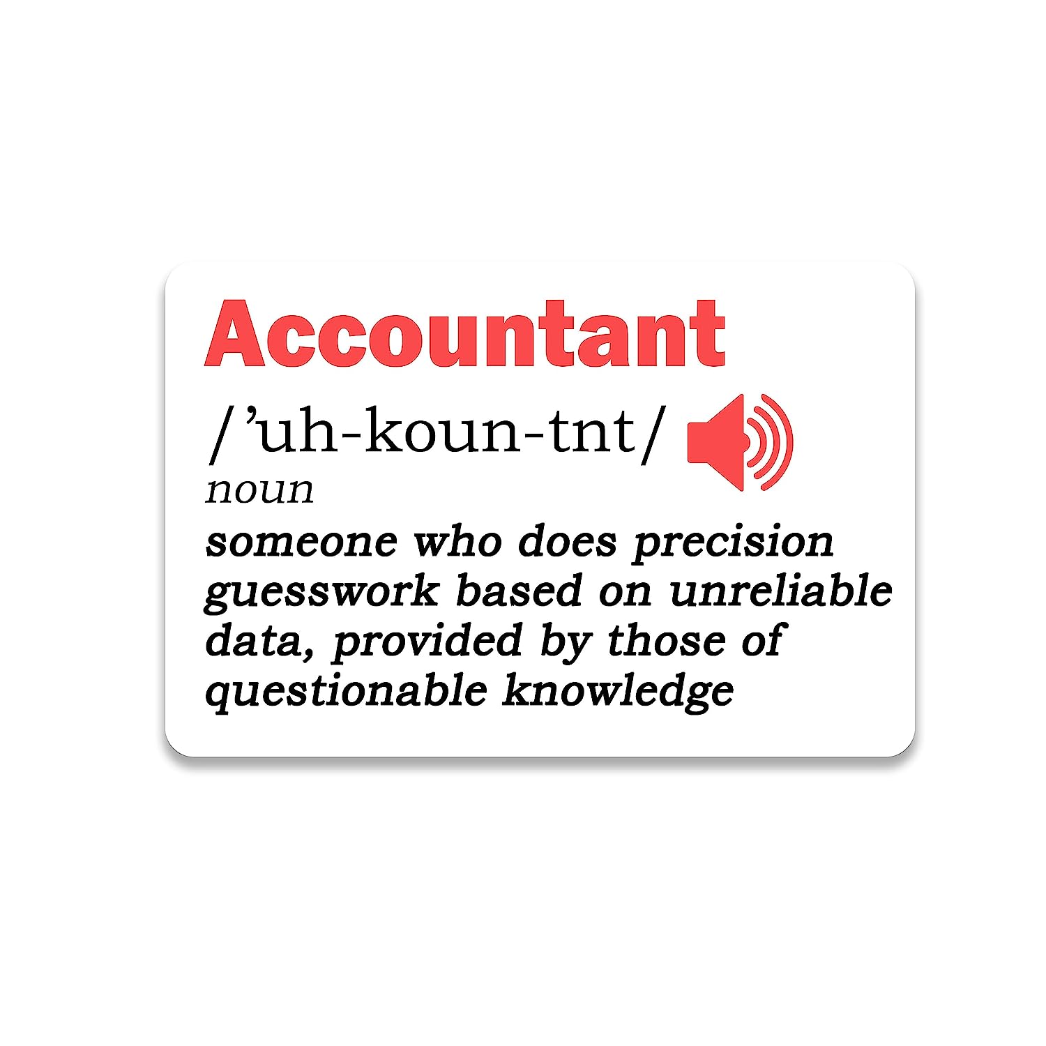 Miraki Accountant Sticker, Accounting Accessory [...]