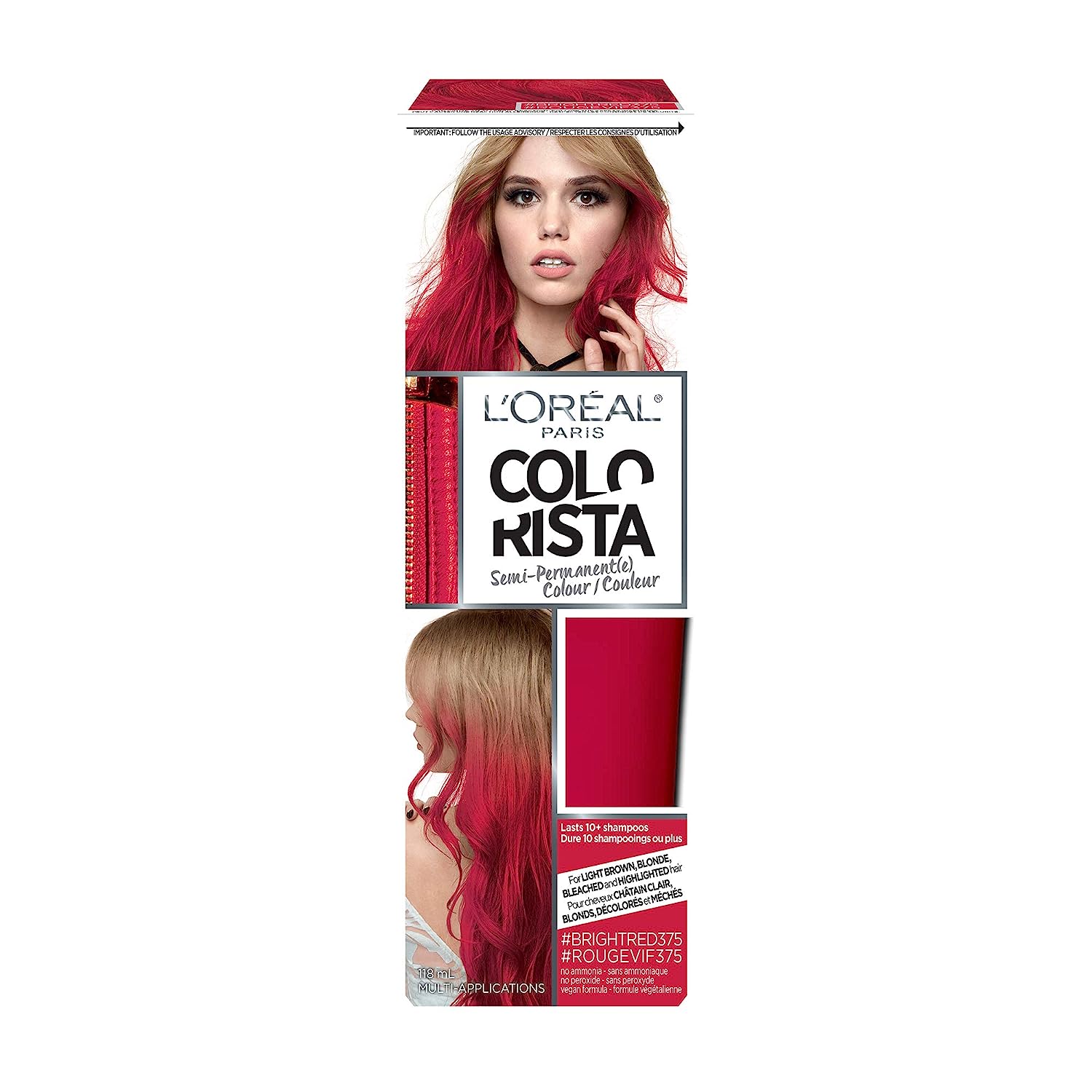 L'Oreal Paris Colorista Semi-Permanent Hair Color for [...]