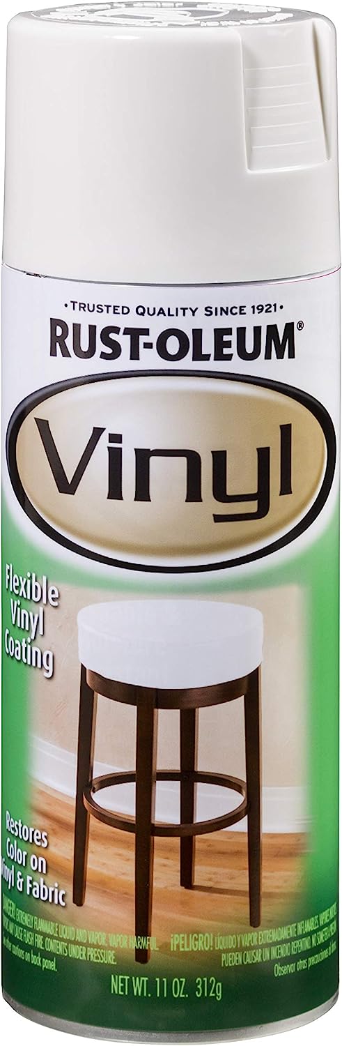 Rust-Oleum 1911830 Vinyl Spray, 11 oz, White