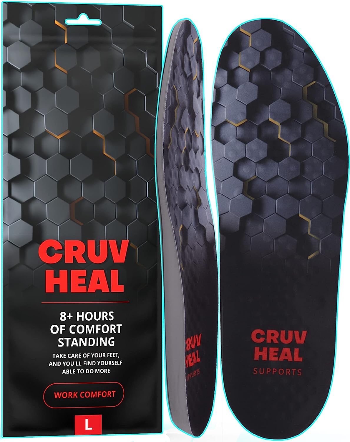 (New) Work Comfort Orthotic Insoles - Anti Fatigue [...]