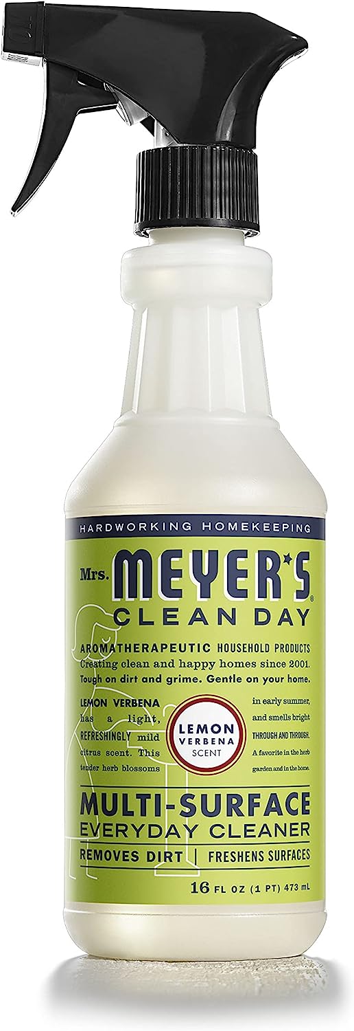 Mrs. Meyer's All-Purpose Cleaner Spray, Lemon Verbena, [...]