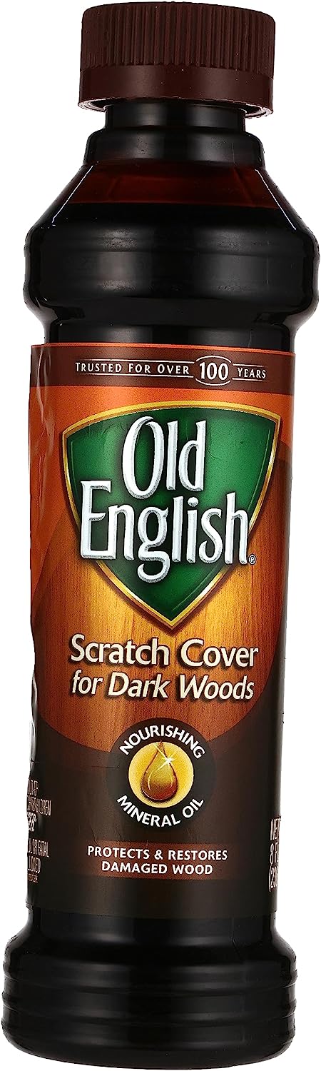Old English Scratch Cover, 8 Fl Oz (Pack of 1), Browm