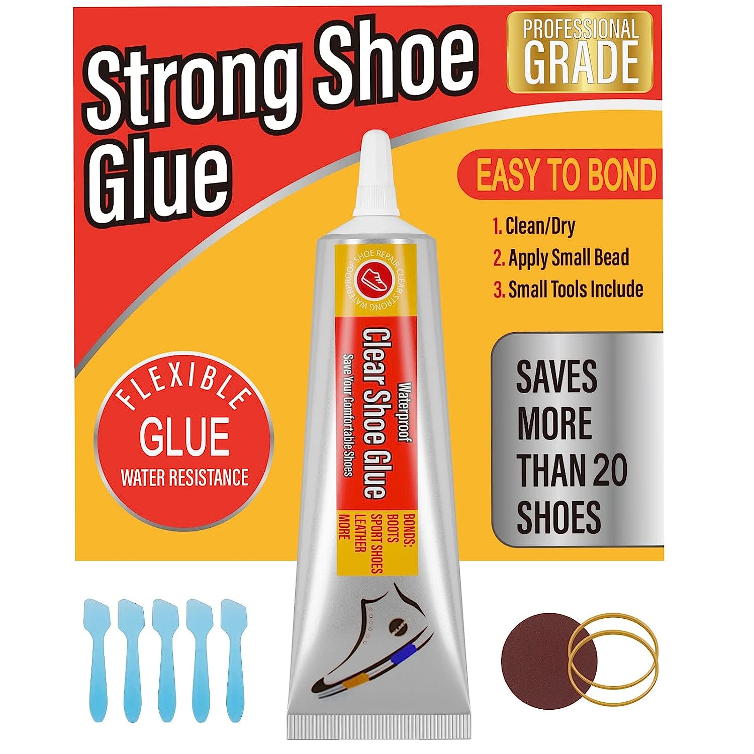 Shoe Glue Sole Repair Adhesive, Evatage Waterproof [...]