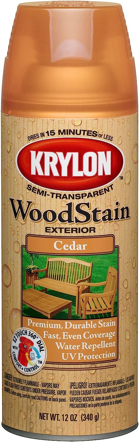 Krylon K03601000 Exterior Semi-Transparent Wood Stain, [...]