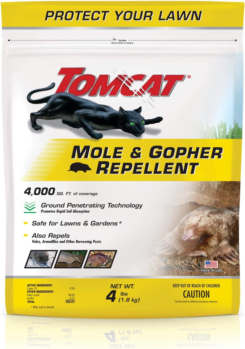 Tomcat Mole & Gopher Repellent Granules, Safe for Lawn [...]