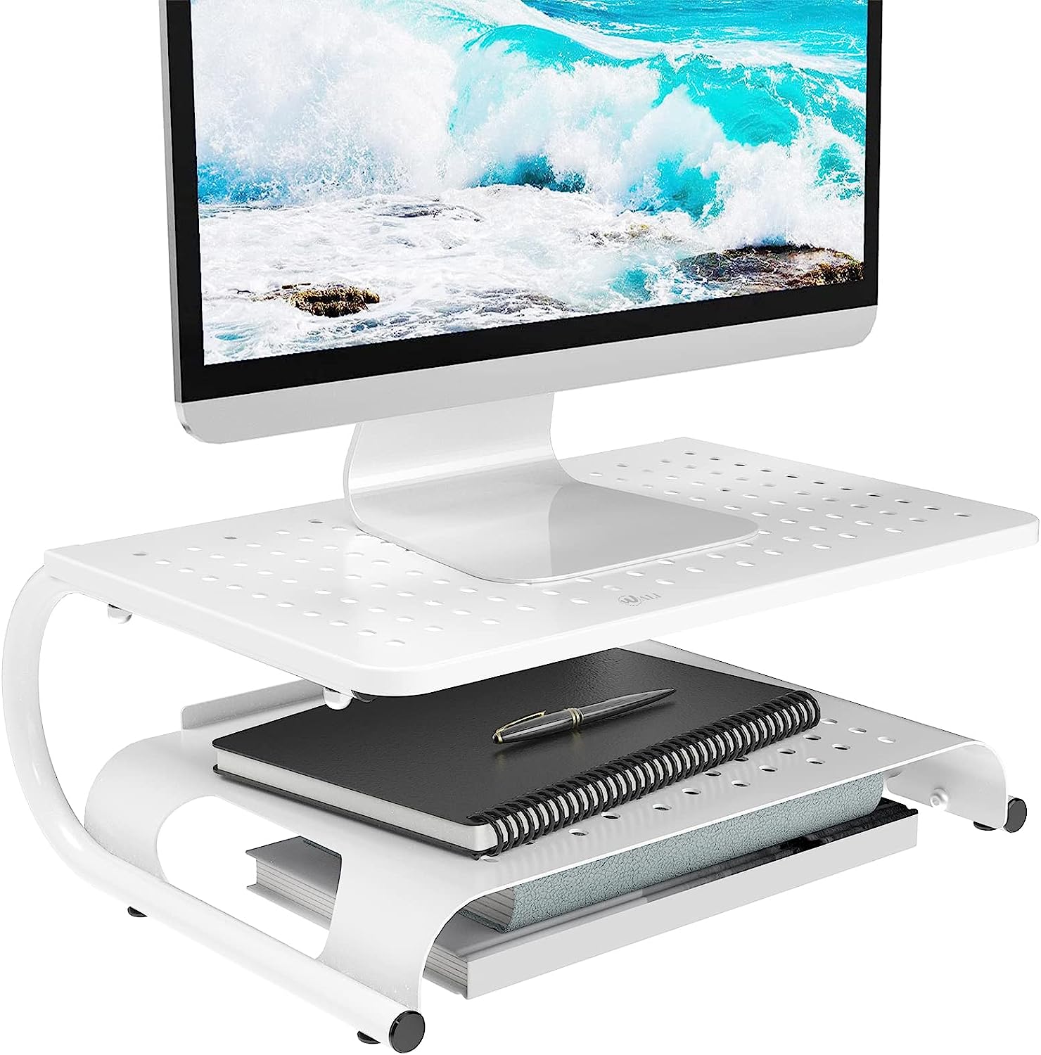 WALI Monitor Stand Riser, Desk Organizer with 2 Tiers [...]