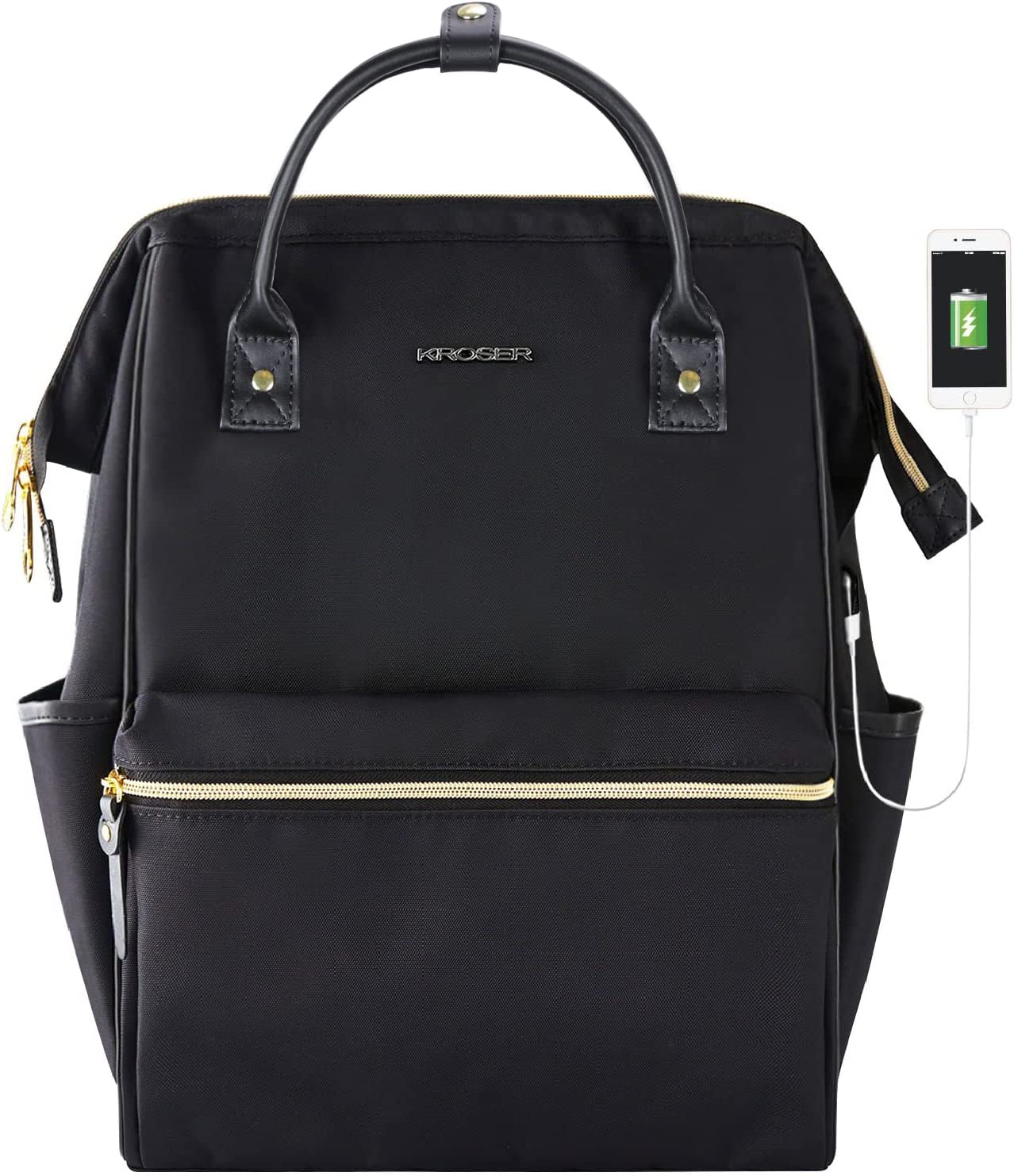KROSER Laptop Backpack 15.6 Inch Stylish Backpack [...]