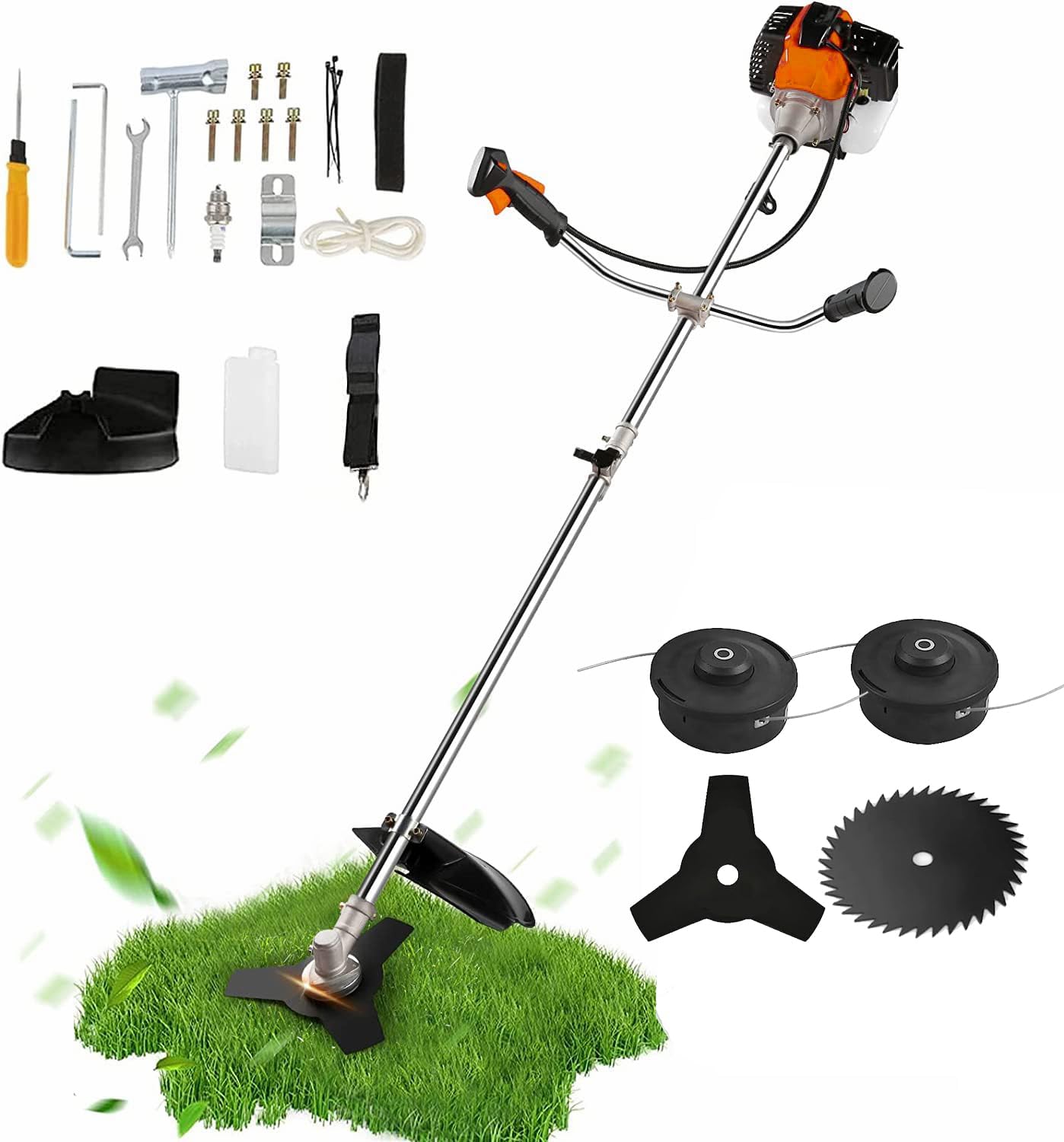 58CC Weed Wacker Gas Powered 2-Cycle Brush Cutter 4 in [...]