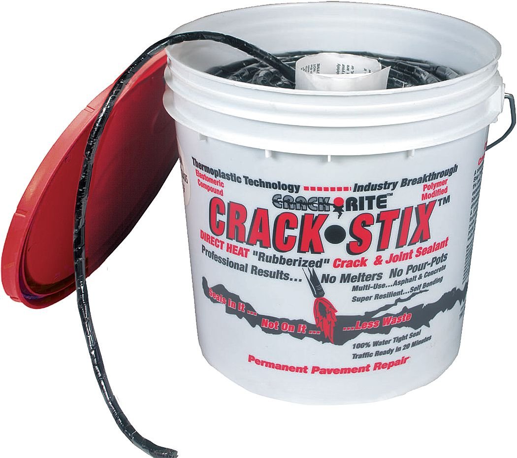 Crack Stix Blacktop Crack Repair, 1/4 D, 250ft, Black