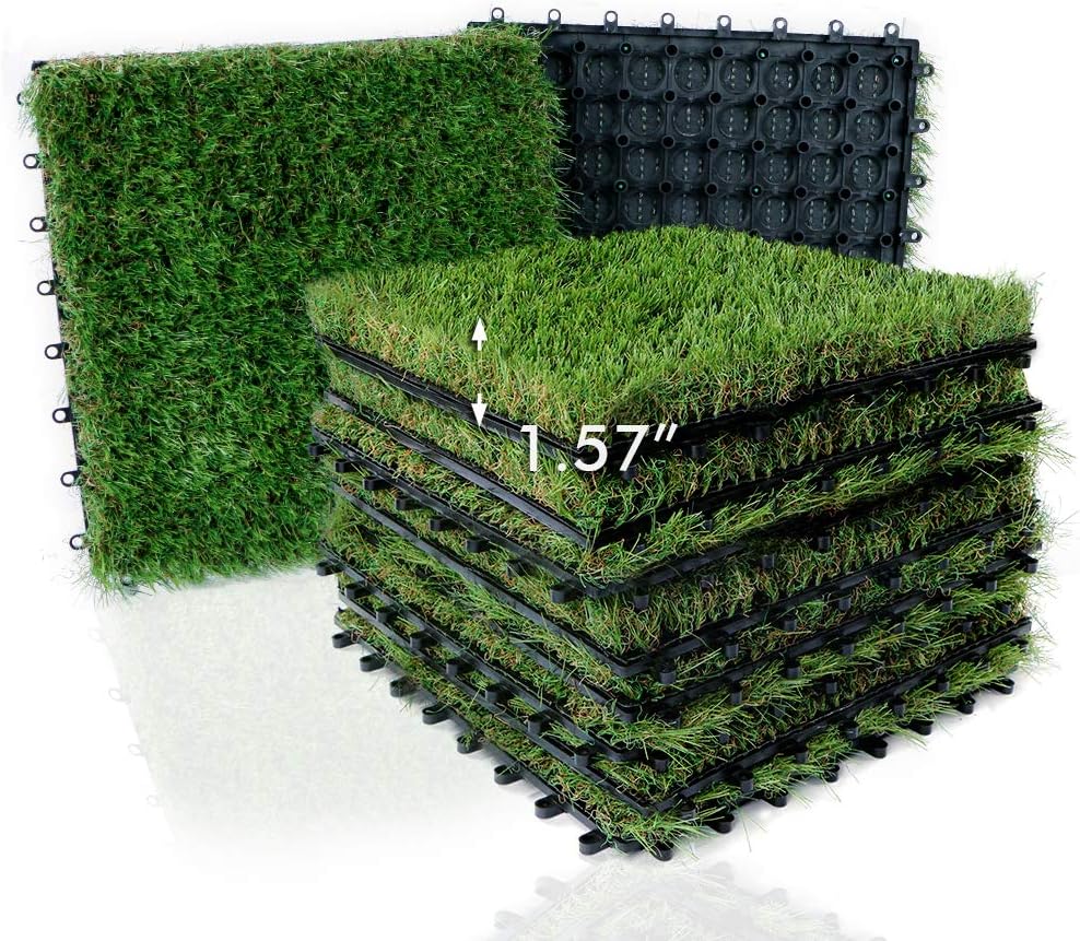 XLX TURF Artificial Grass Tiles Interlocking Turf Deck [...]