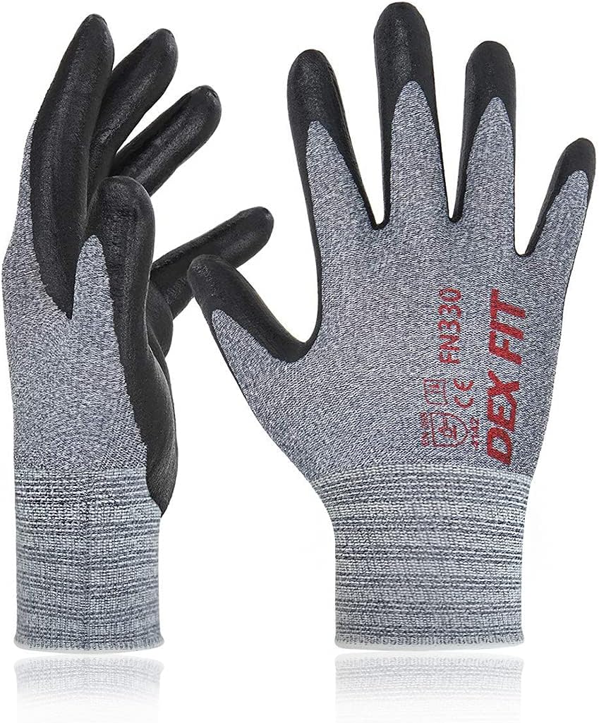 DEX FIT Nitrile Work Gloves FN330, 1 Pair, 3D-Comfort [...]