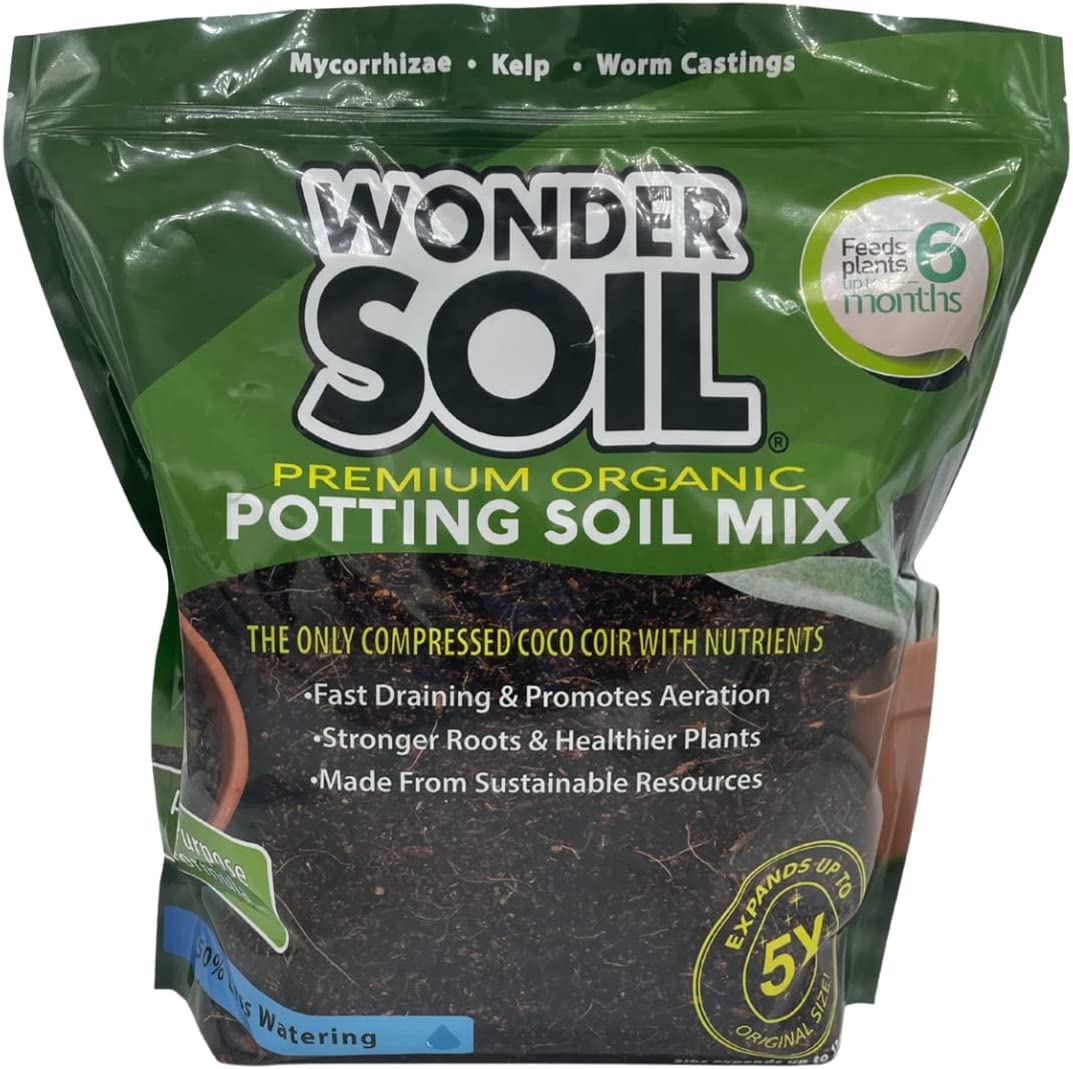 WONDER SOIL Organic Potting Soil | Ready to Plant Coco [...]