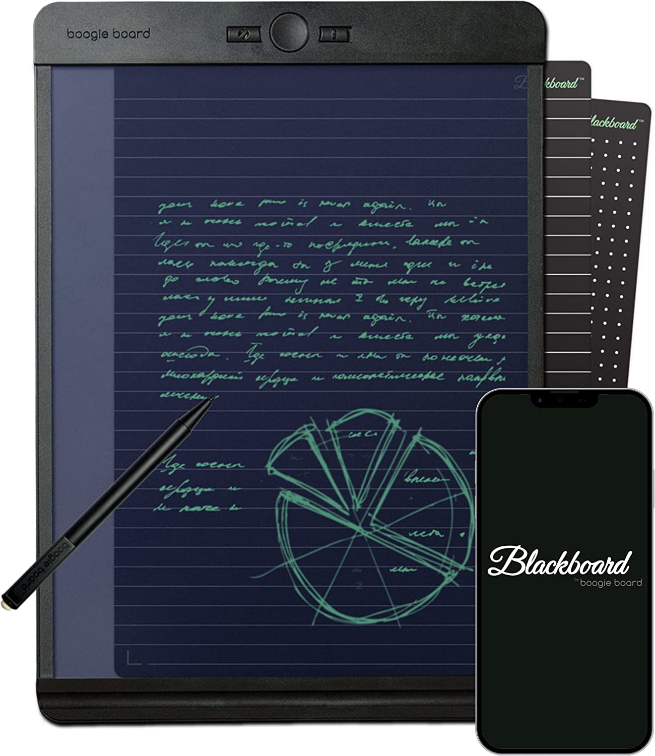 Boogie Board Blackboard Smart Scan Reusable Notebook, [...]