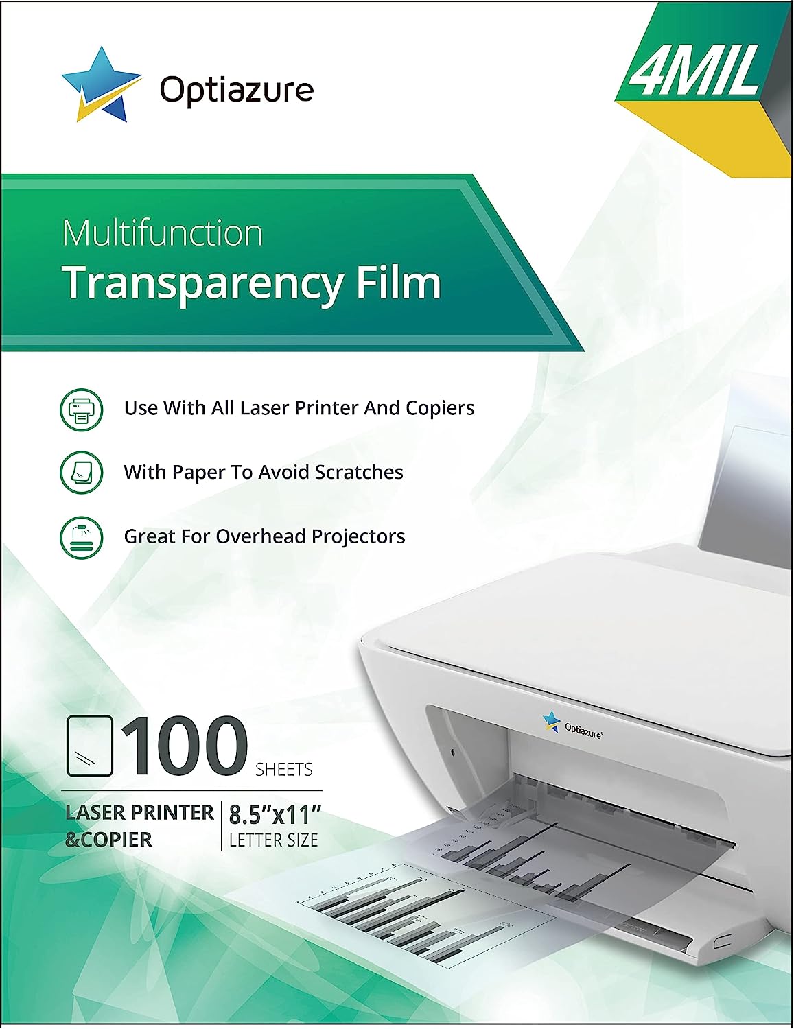 Optiazure Transparency Film, Overhead Projector Film [...]