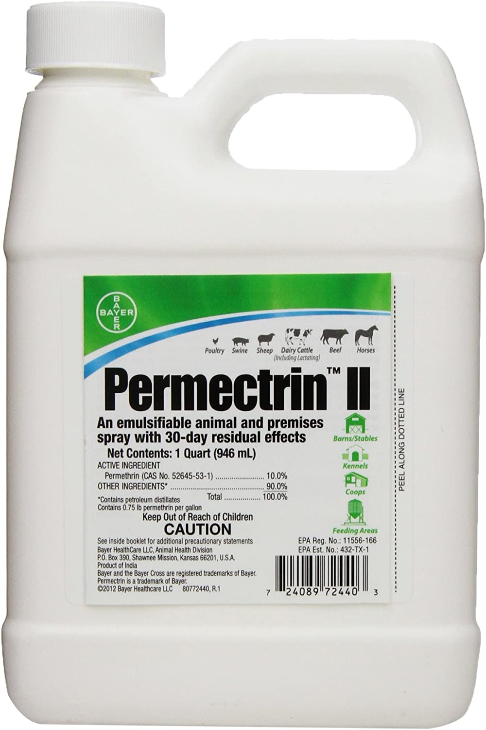 Bayer Permectrin II Insecticide, 32-Ounce