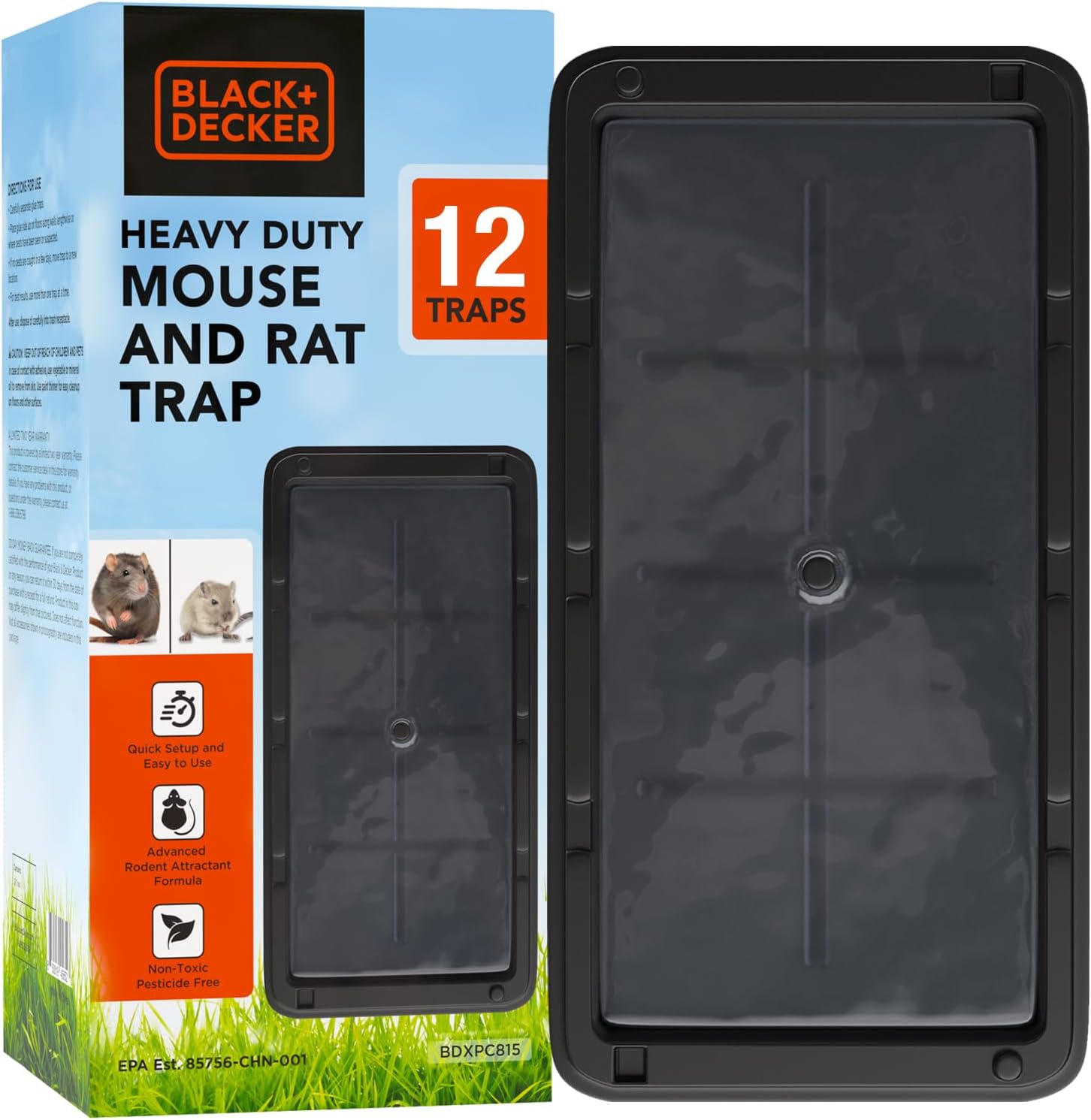 BLACK+DECKER Mouse Trap & Mouse Traps Indoor for Home- [...]