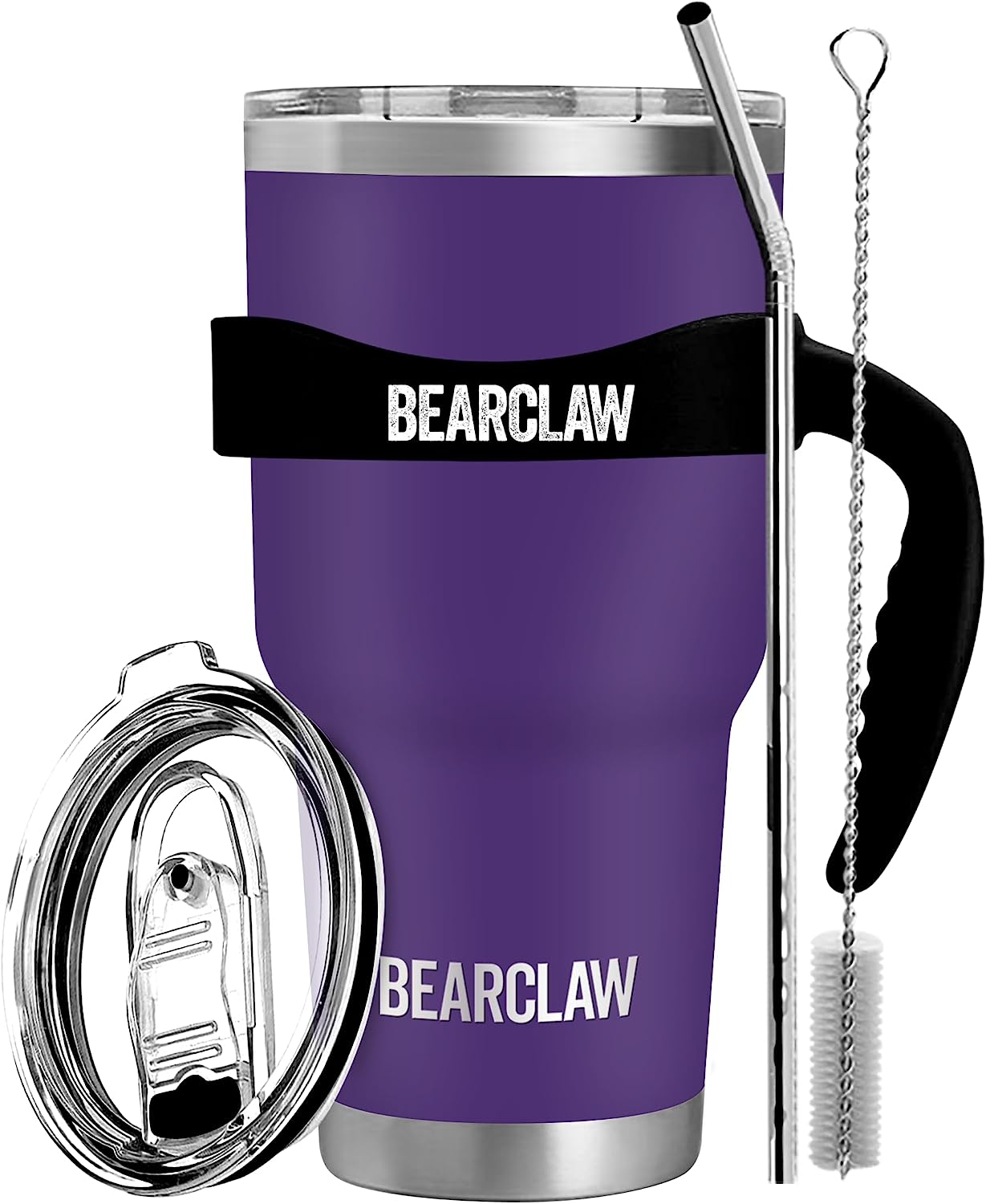 MalloMe BEARCLAW Insulated Tumbler With Handle & Straw [...]