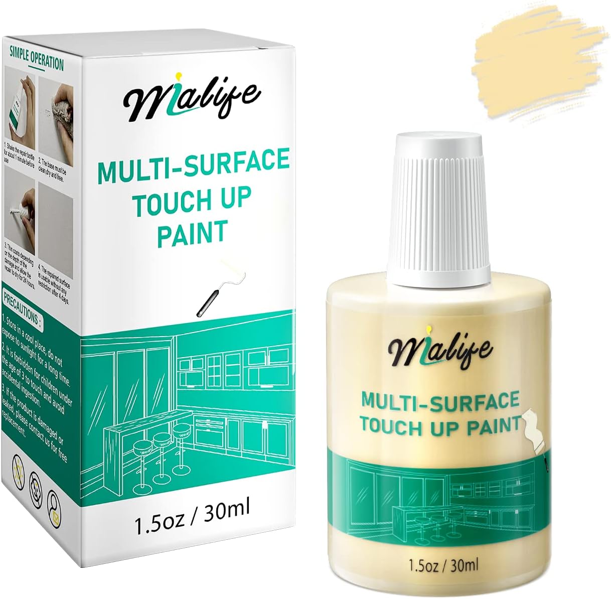 Multi-Surface Touch Up Paint, Waterproof and Quick [...]