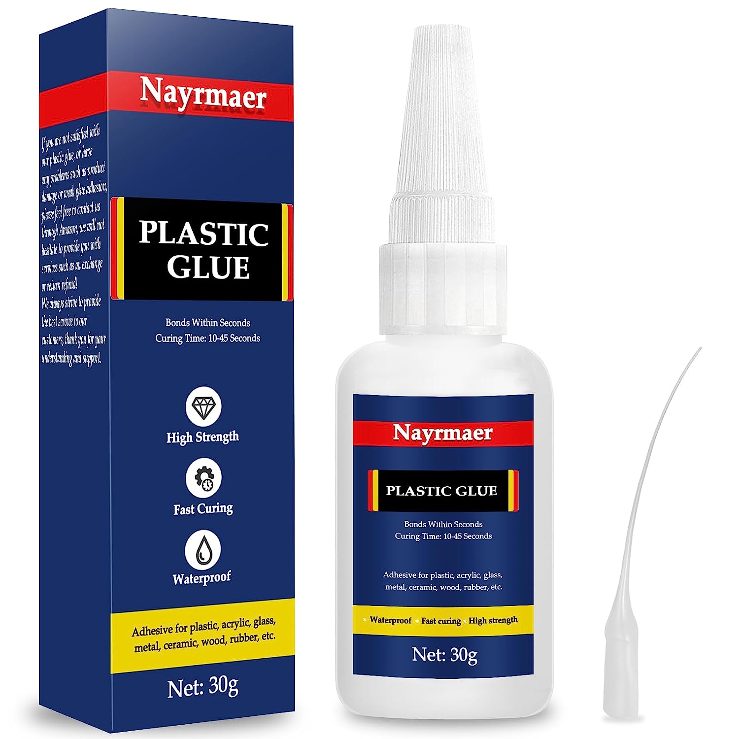 Plastic Glue, 30g Super Glue for Plastic, Plastic to [...]