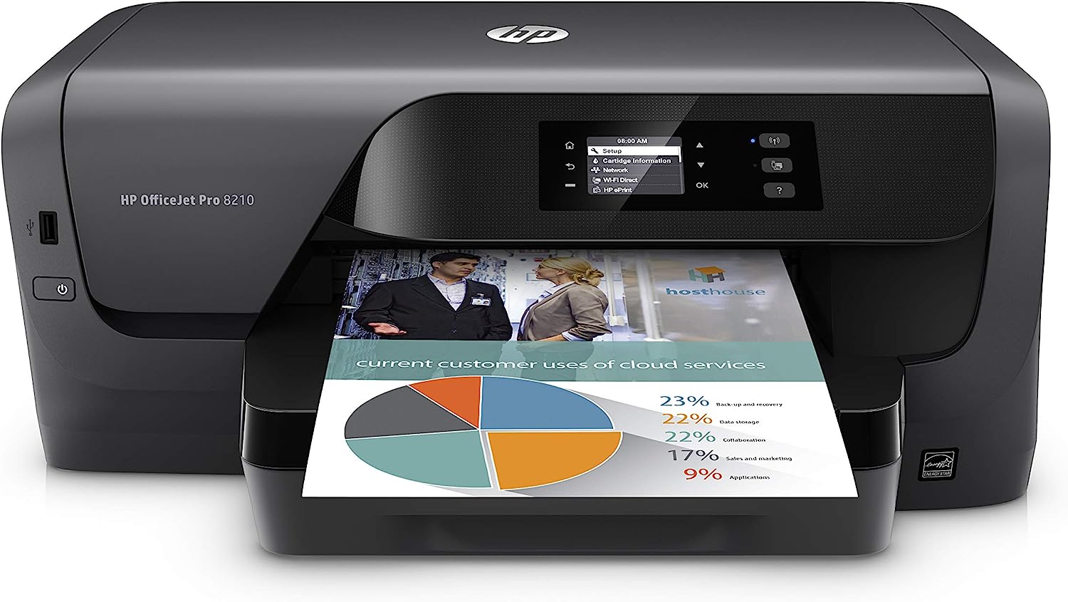 HP OfficeJet Pro 8210 Wireless Color Printer, HP [...]
