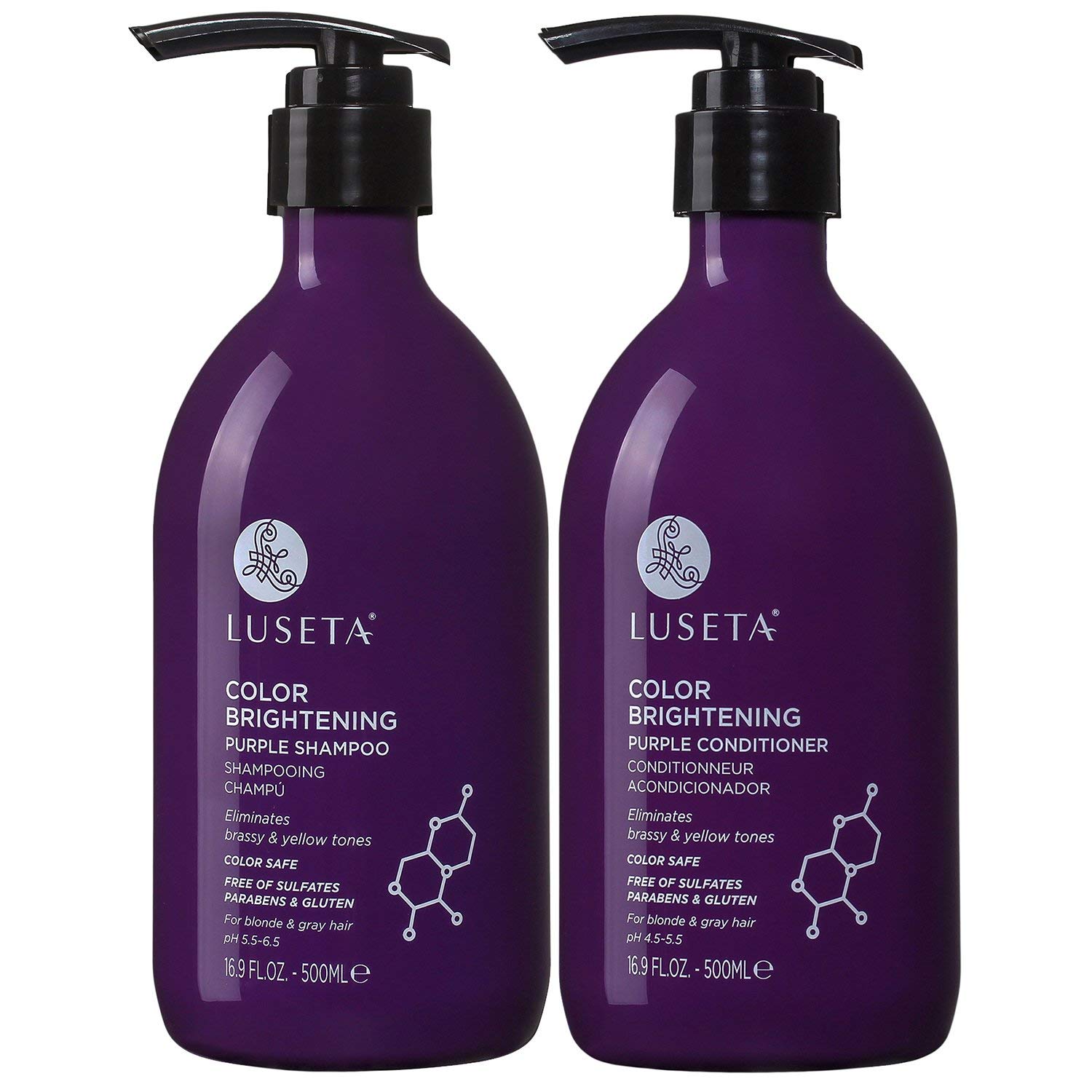 Luseta Purple Shampoo and Conditioner Set for Blonde, [...]