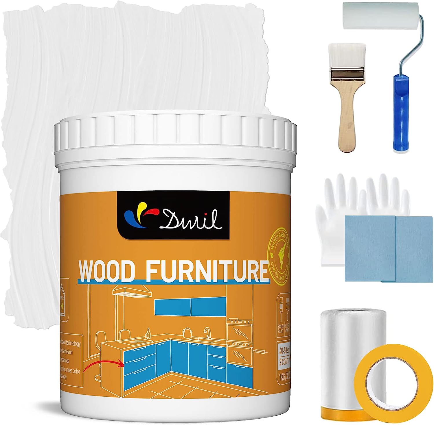 DWIL Acrylic Wood Paint for Furniture - Semi-Gloss [...]