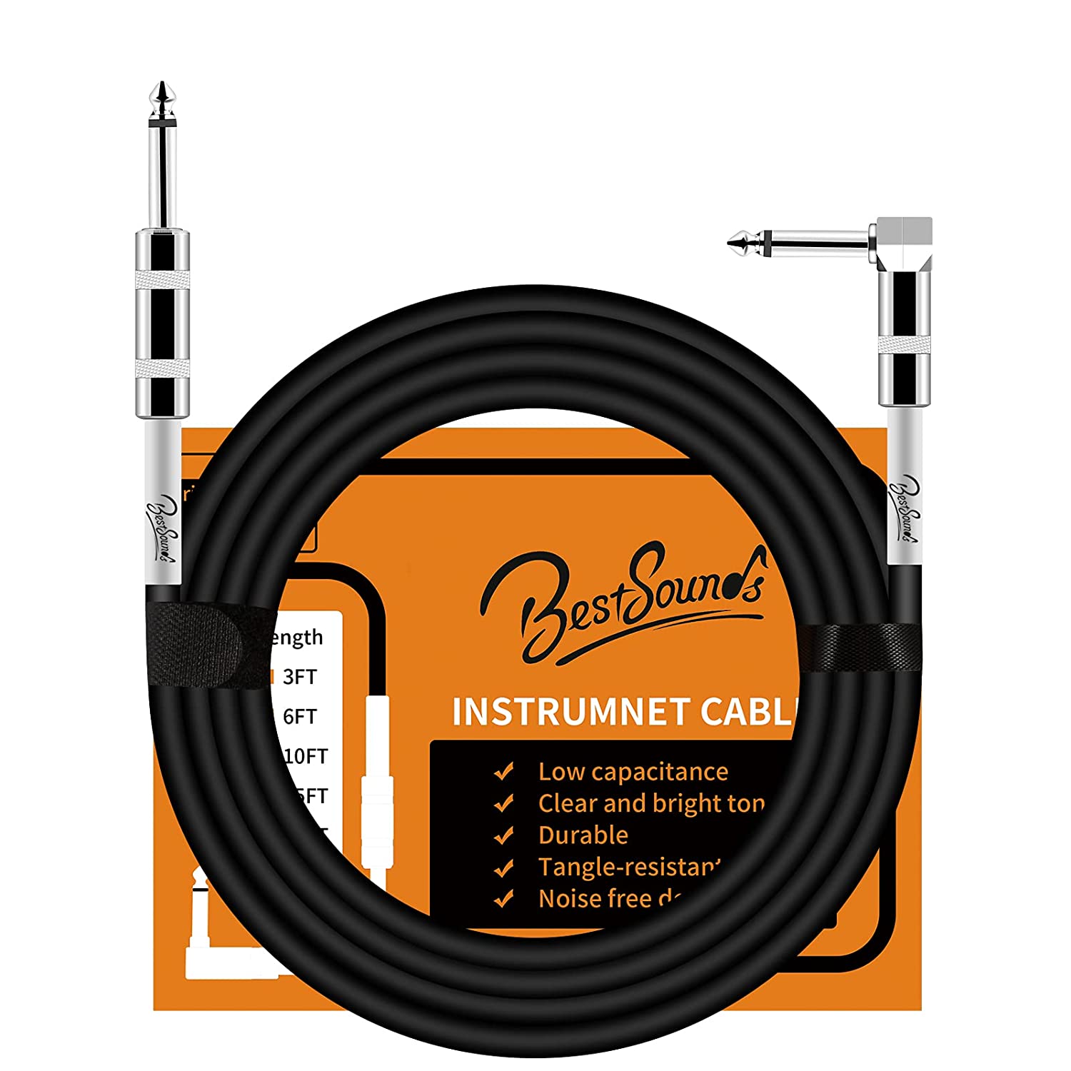 BestSounds Electric Guitar Cable 10ft, Instrument [...]