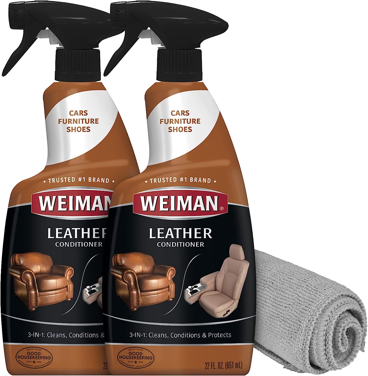 Weiman Leather Cleaner Conditioner & Protector for [...]