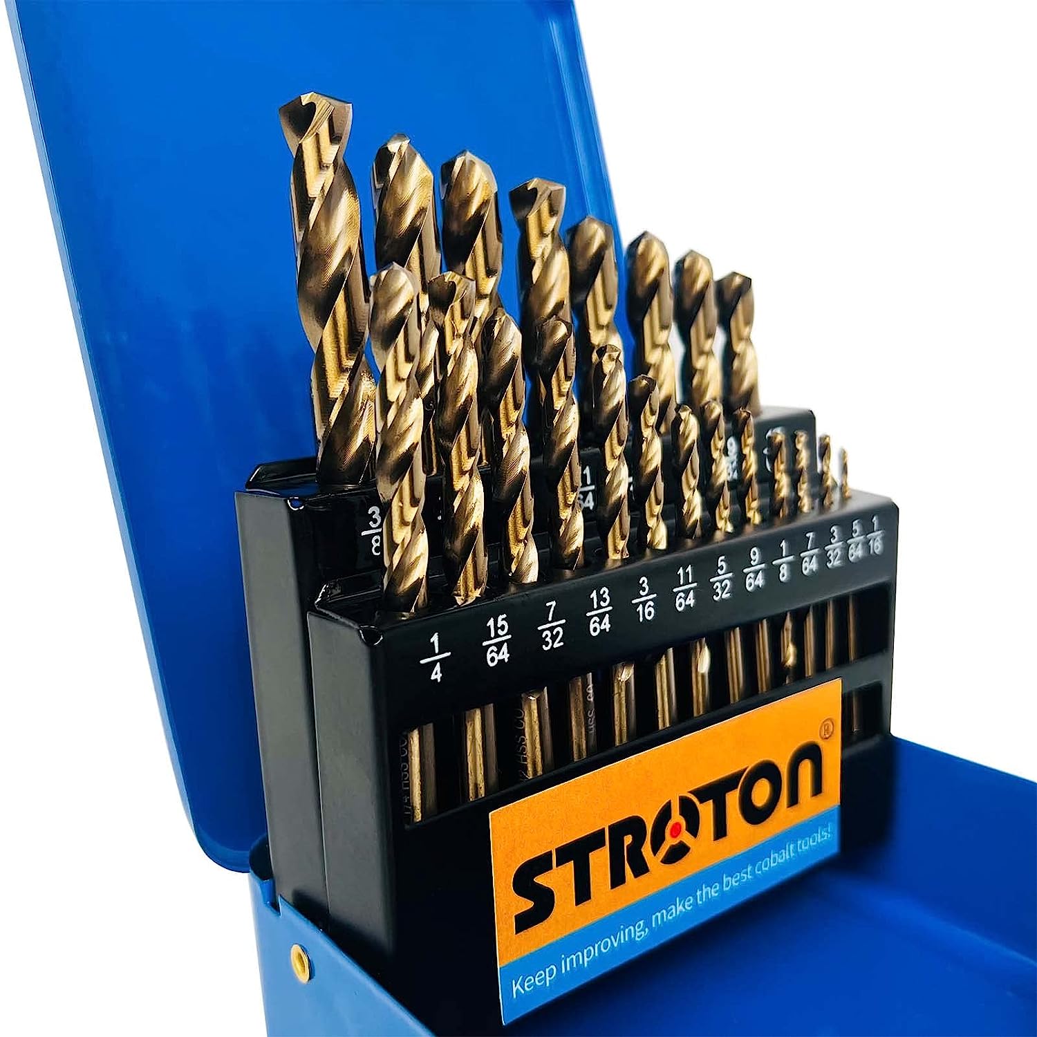 STROTON M35 5% Cobalt Twist Drill Bit Set for Hard [...]