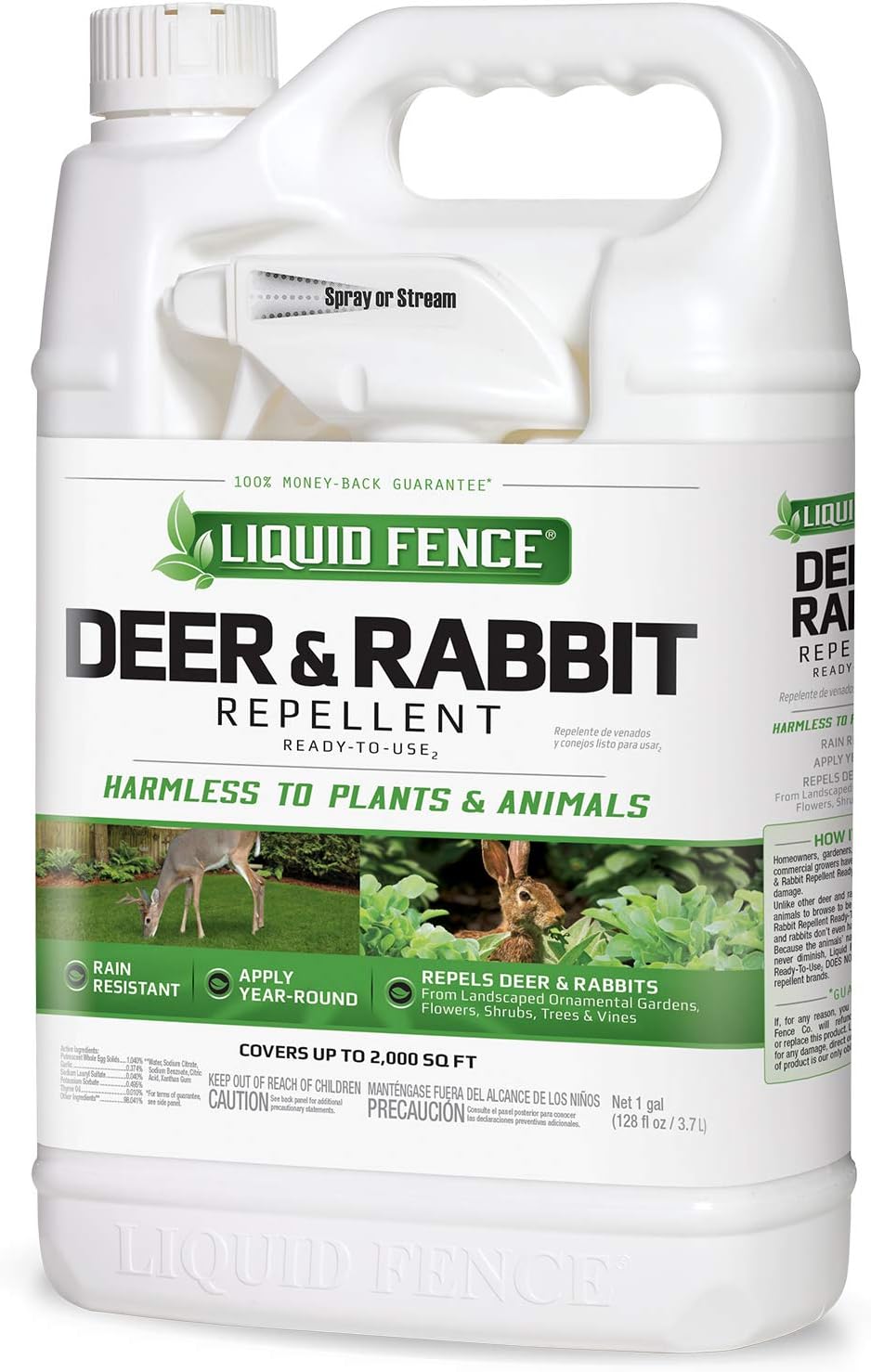 Liquid Fence Animal Repellent, 128 Oz, Multicolor