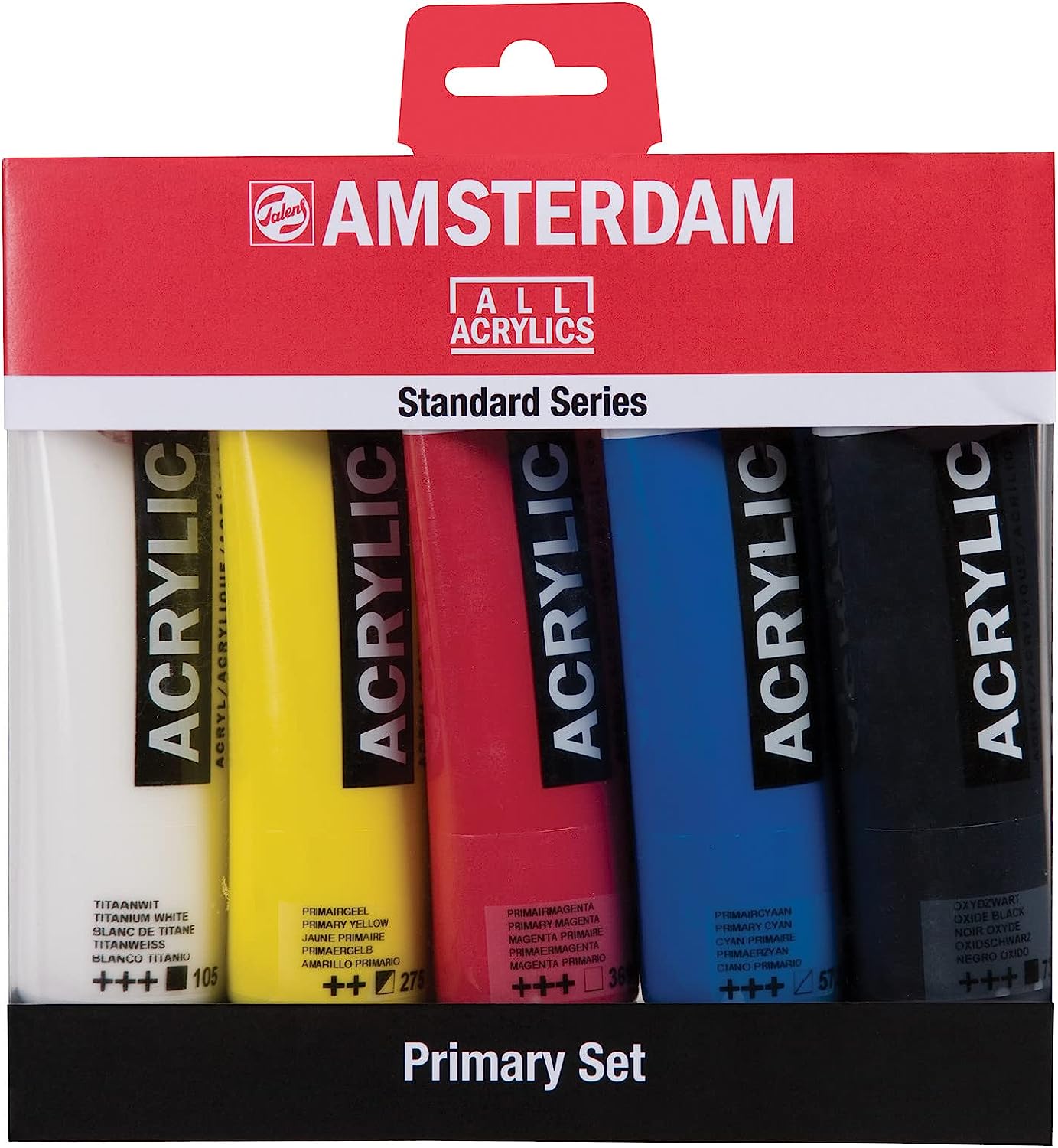 Amsterdam Standard Series acrylics primary set 5x 120 ml