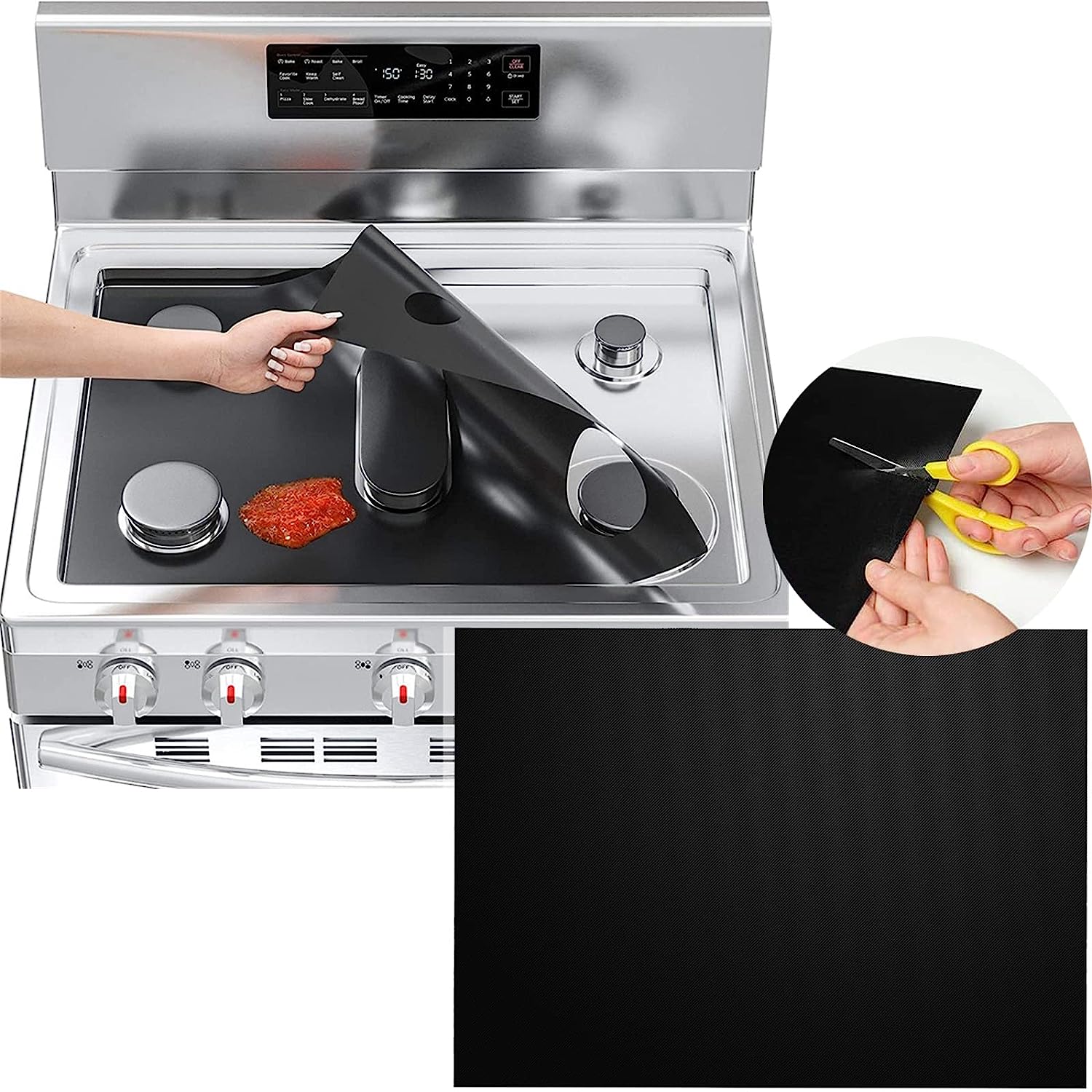 DAORDAER Stove Covers for Gas Burners, Stove Top Cover [...]