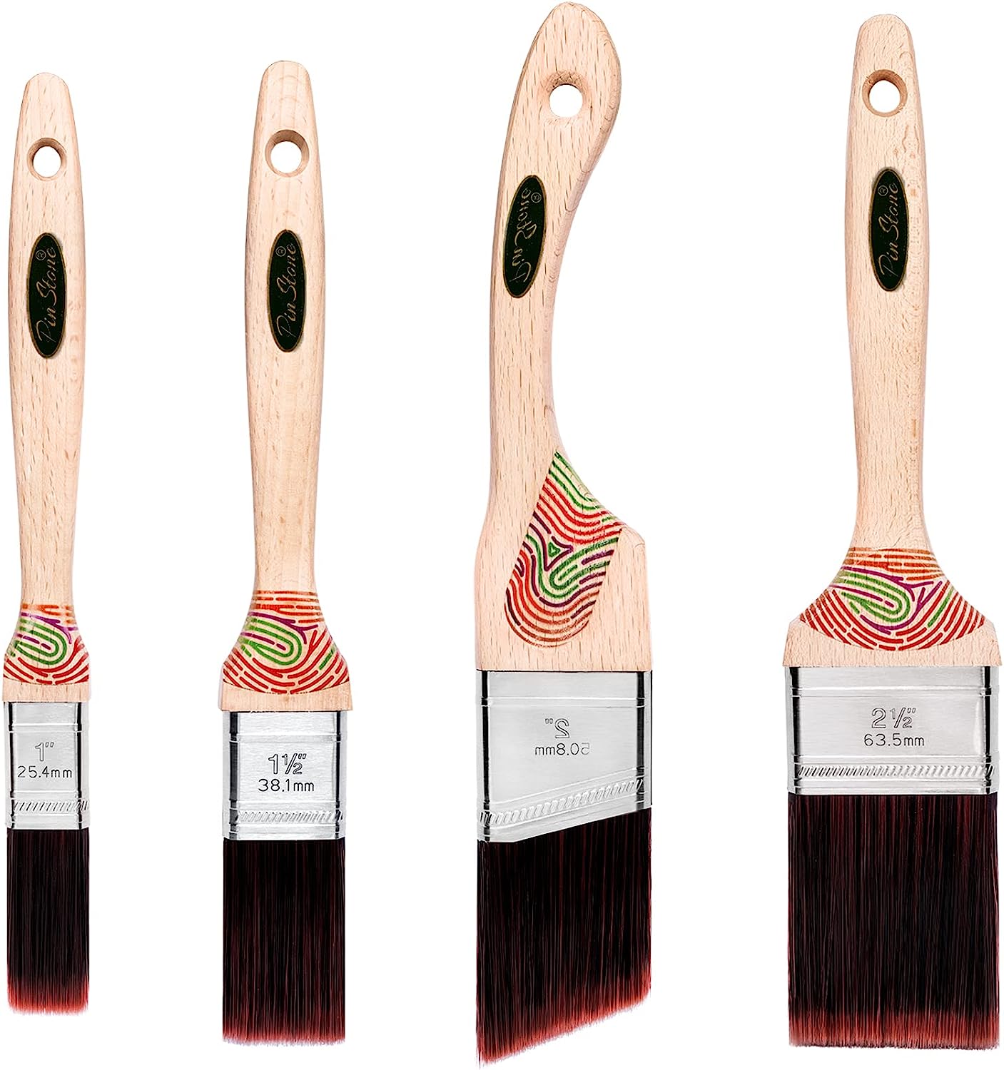Paint Brushes for Walls, 4 Pack Professional Paint [...]