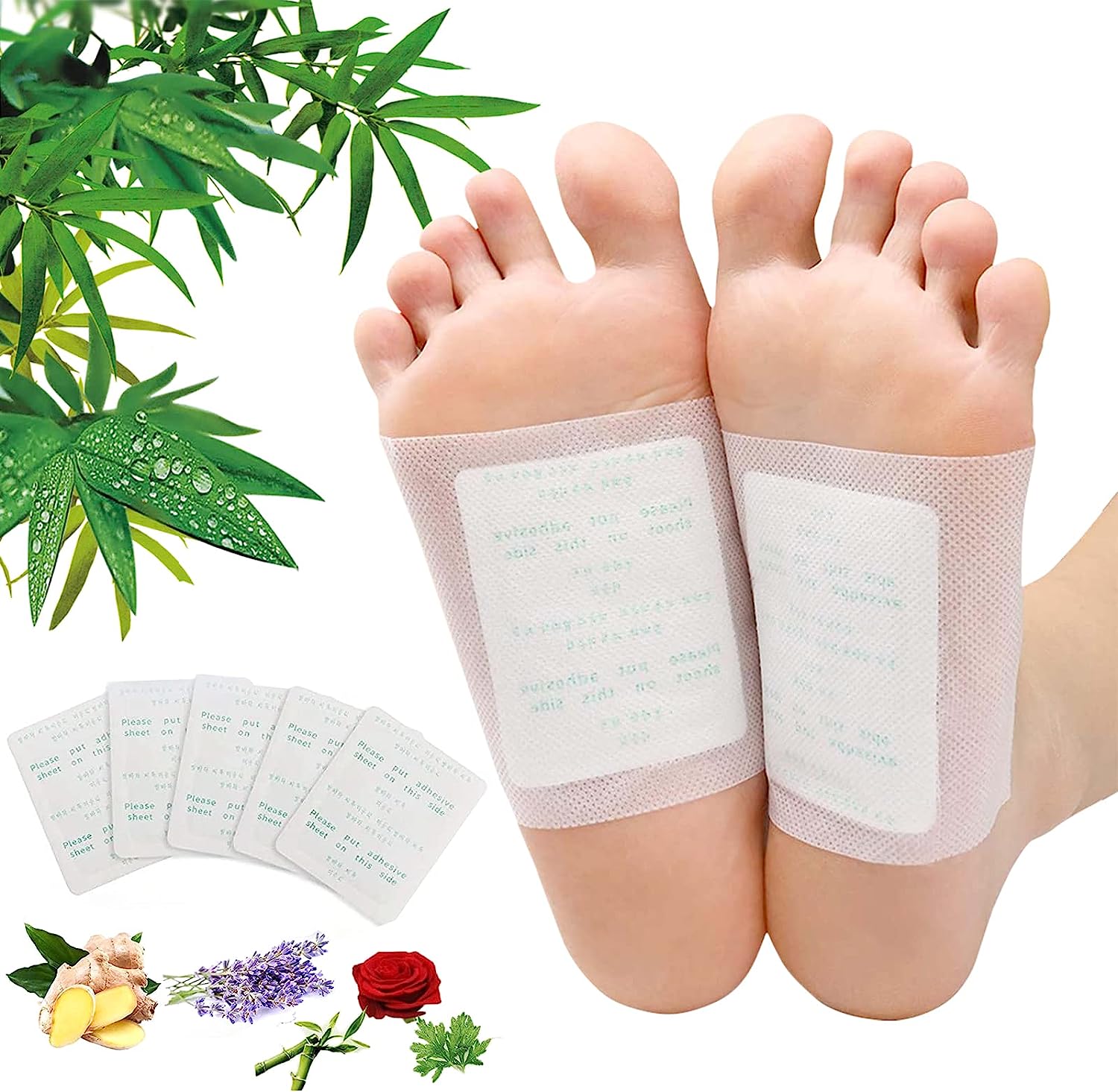 Foot Pads | 100Packs Relief Stress Ginger Foot Pads [...]