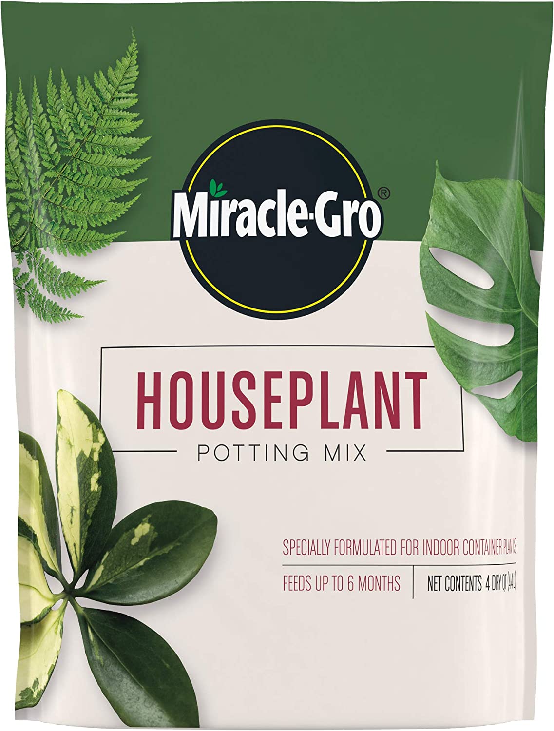 Miracle-Gro Houseplant Potting Mix: Fertilized, [...]