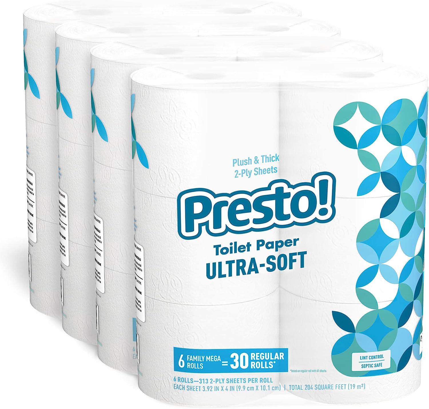 Amazon Brand - Presto! 2-Ply Toilet Paper, Ultra-Soft, [...]