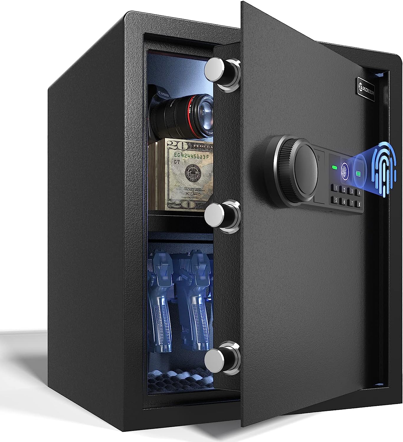 XDeer CS42 Biometric Gun Safe Lock Box - (1.69 Cubic [...]