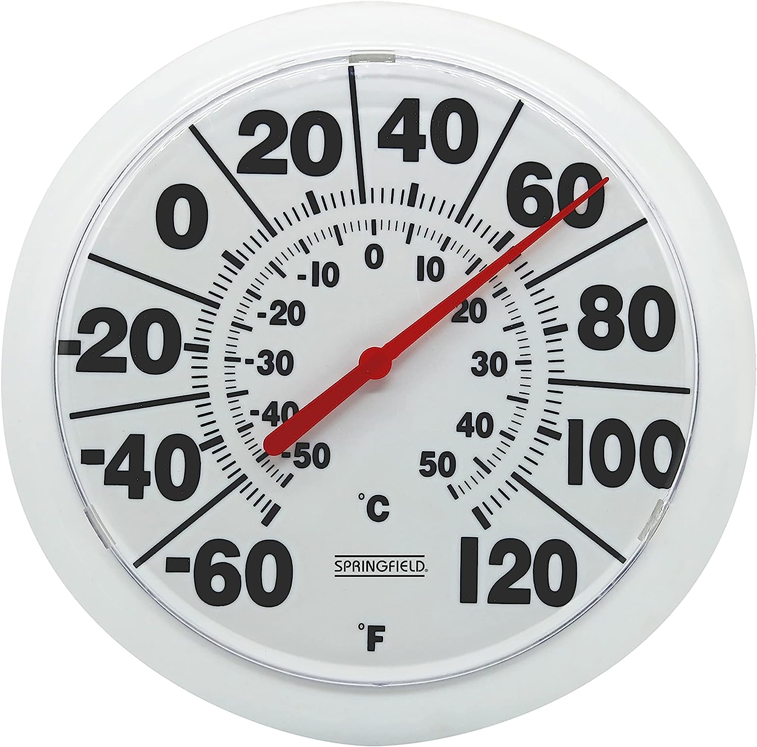 Springfield Indoor Outdoor Big Bold Thermometer, 8.5 [...]