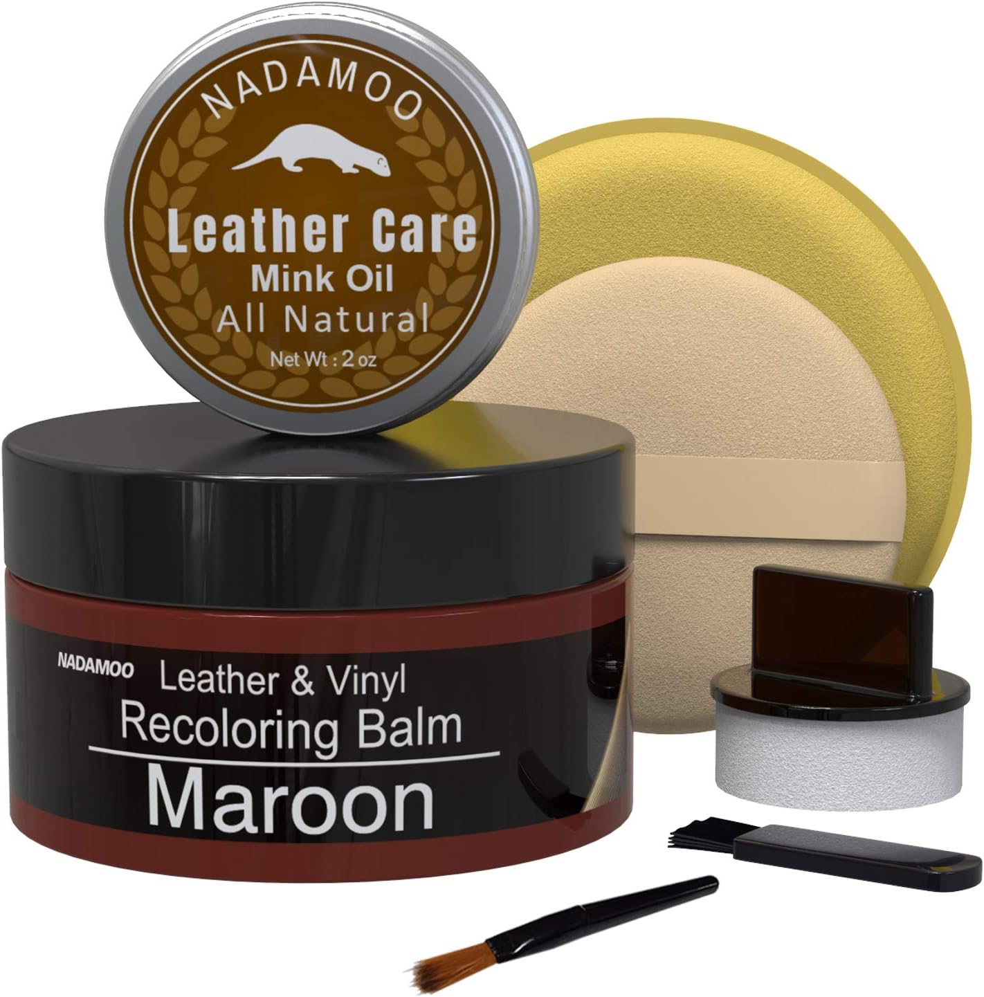 NADAMOO Maroon Leather Recoloring Balm with Mink Oil [...]