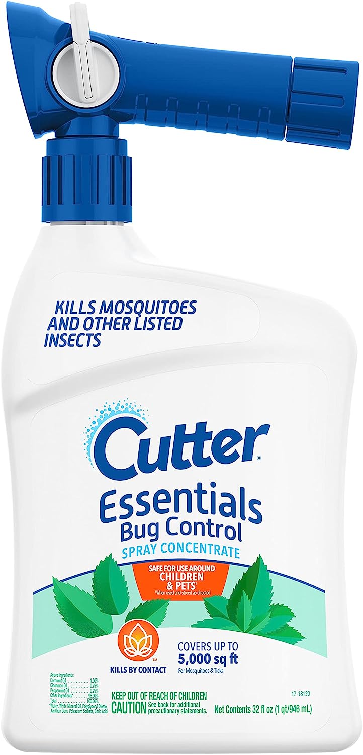 Cutter Essentials Bug Control Spray Concentrate, Kills [...]