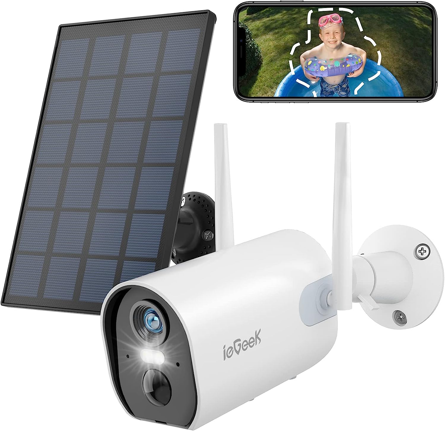 Security Cameras Wireless Outdoor, 2K Solar Camera [...]