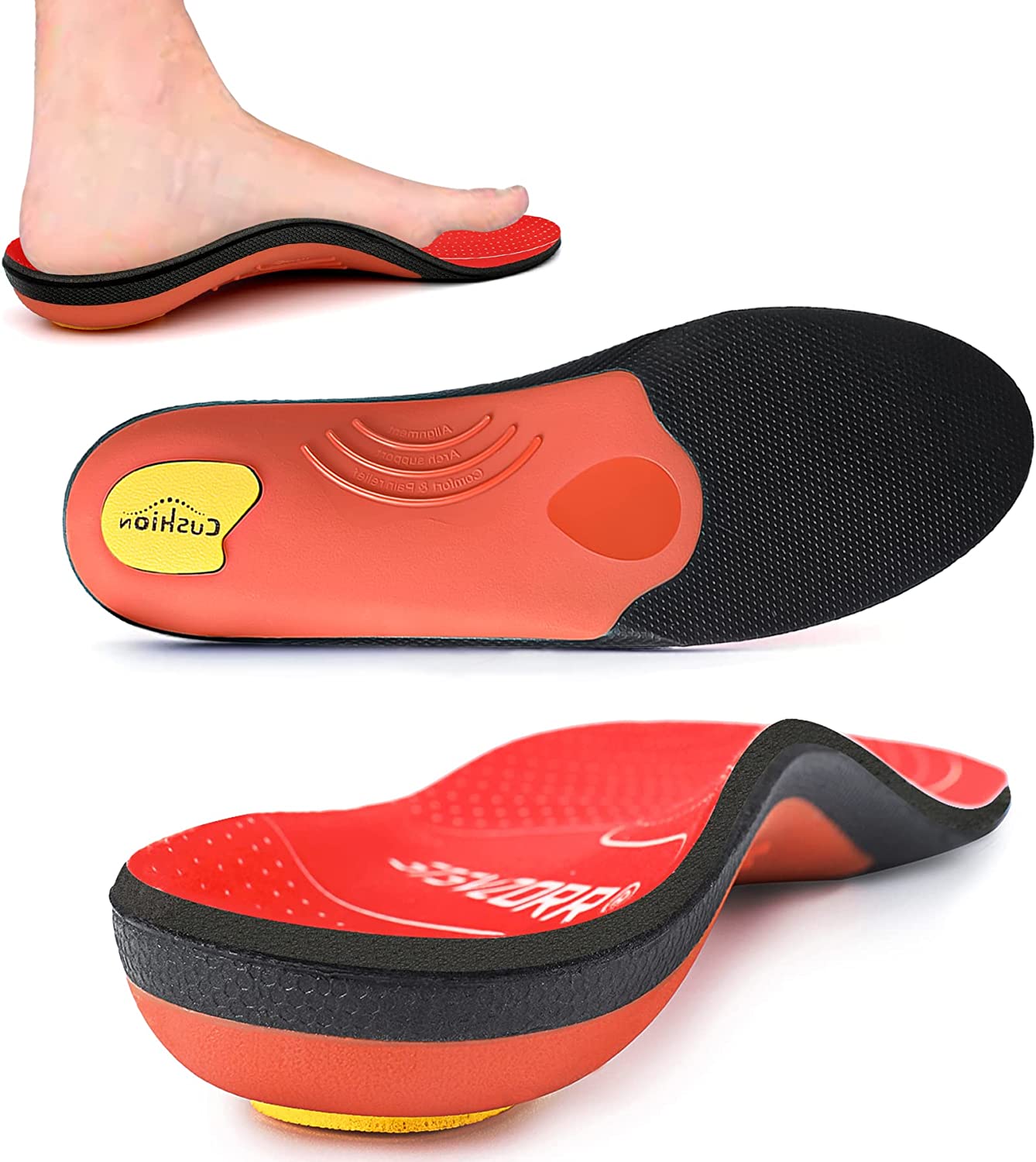 Arch Heavy Support Pain Relief Orthotics - 210+ lbs [...]
