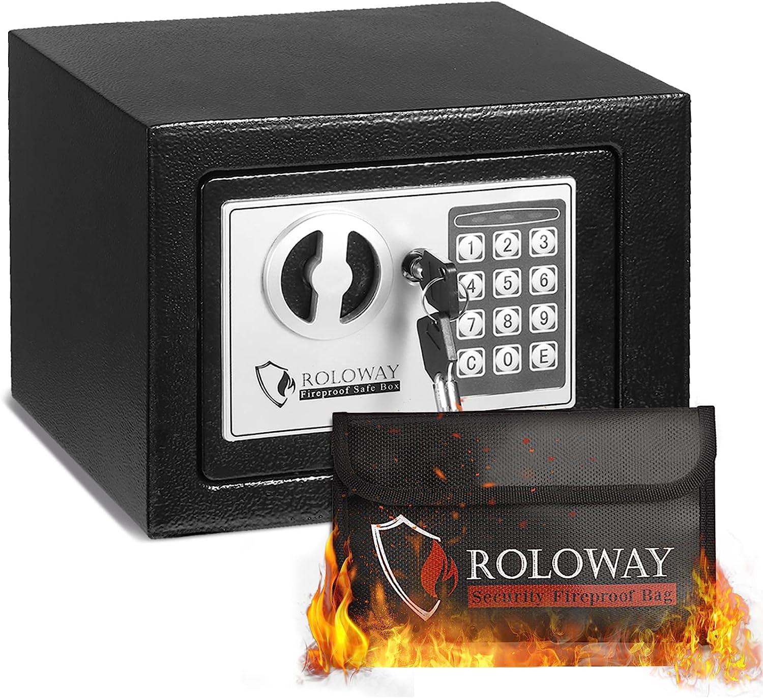 ROLOWAY Steel Money Box with Keys for Home with [...]