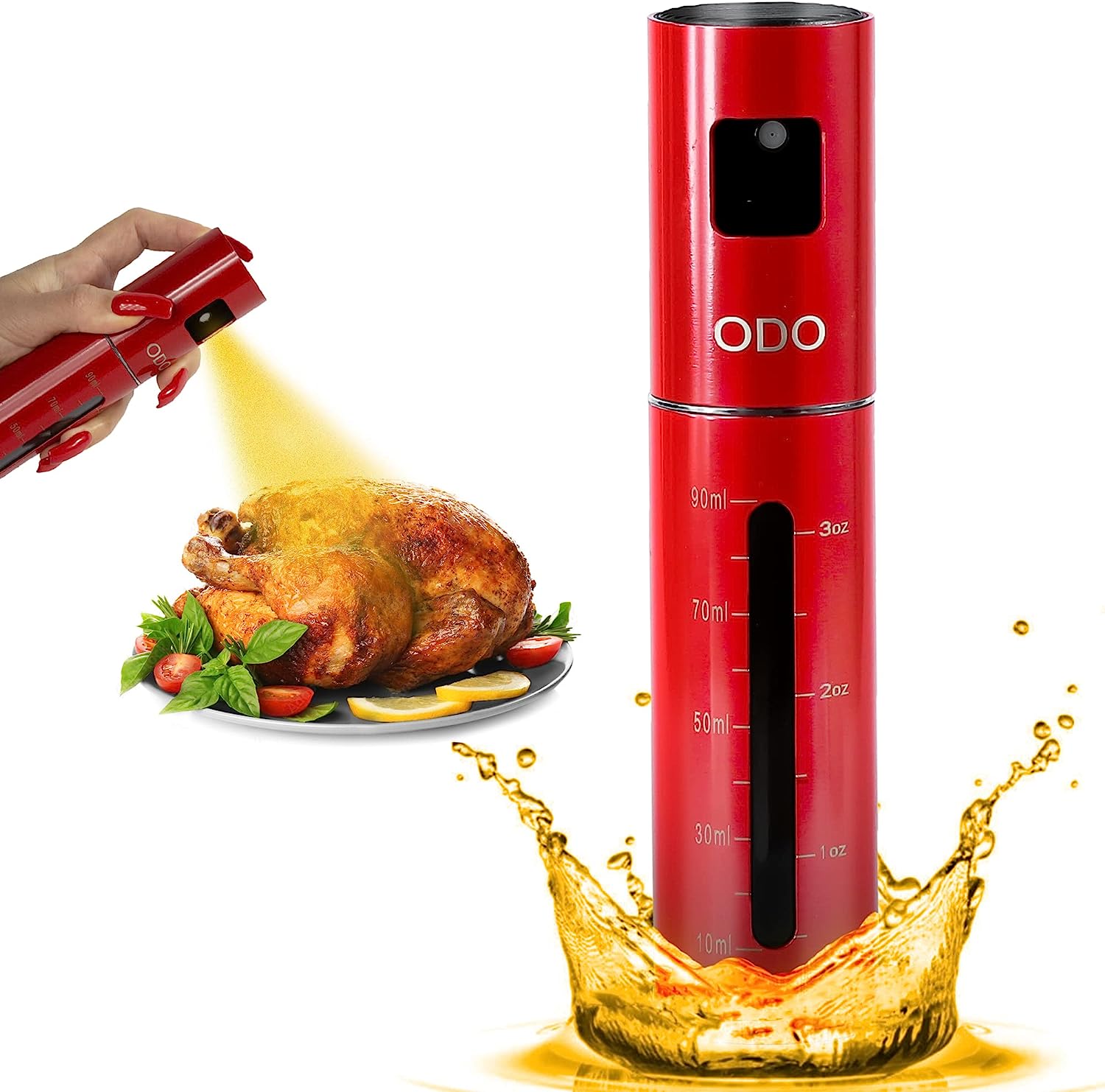 ODO Oil Sprayer for Cooking - Olive Oil Sprayer [...]